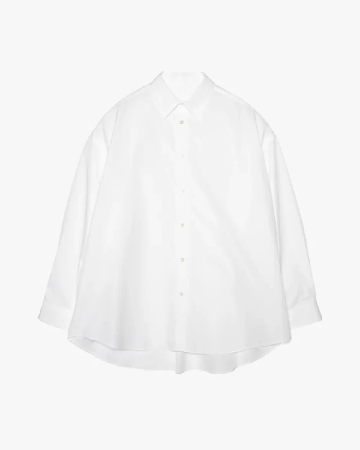 Graphpaper / High Count Broad L/S Oversized regular Collar Shirt  (GL263-50033B)