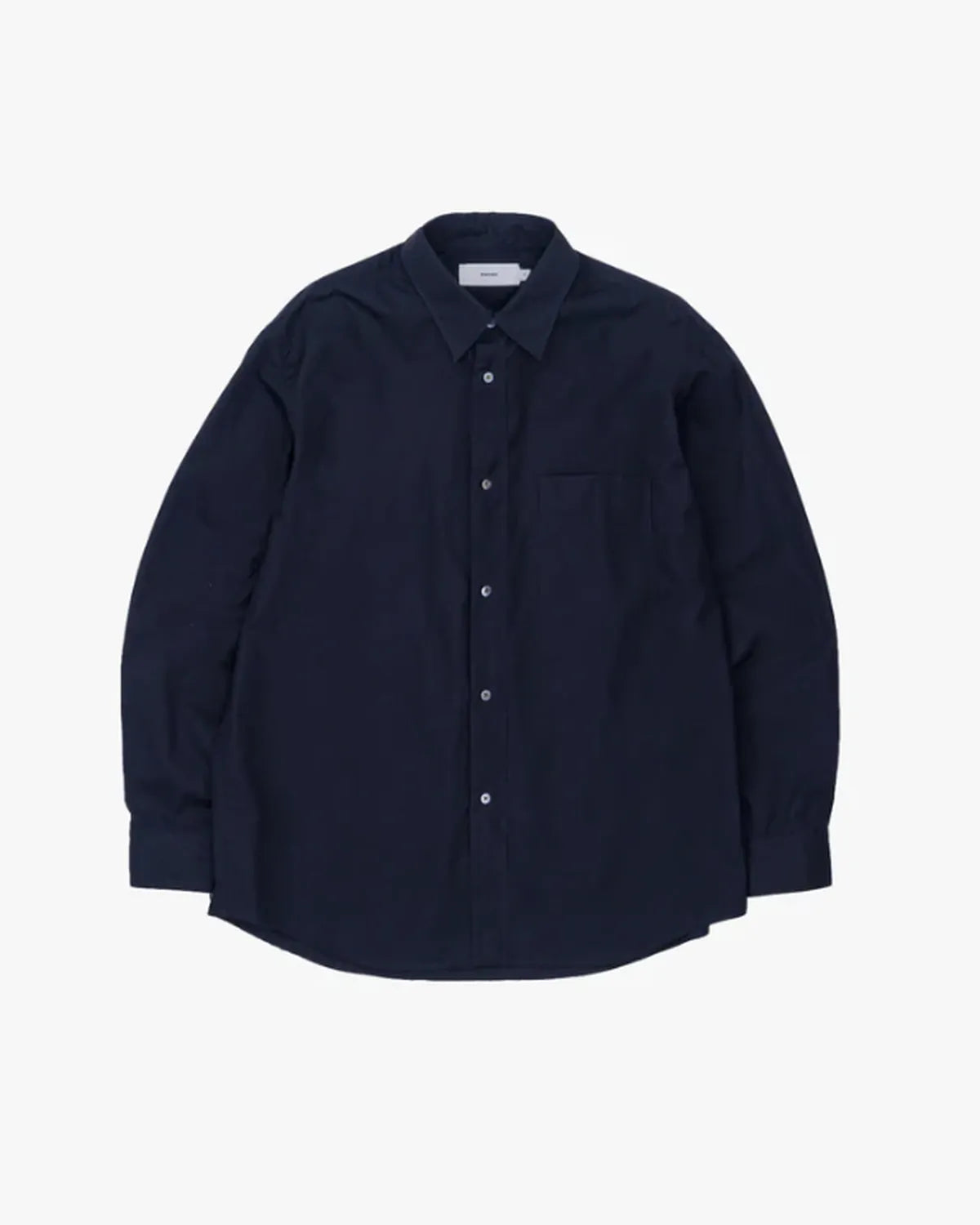 Graphpaper / High Count Regular Collar Round Cut Oversized Shirt (GM263-50030B)