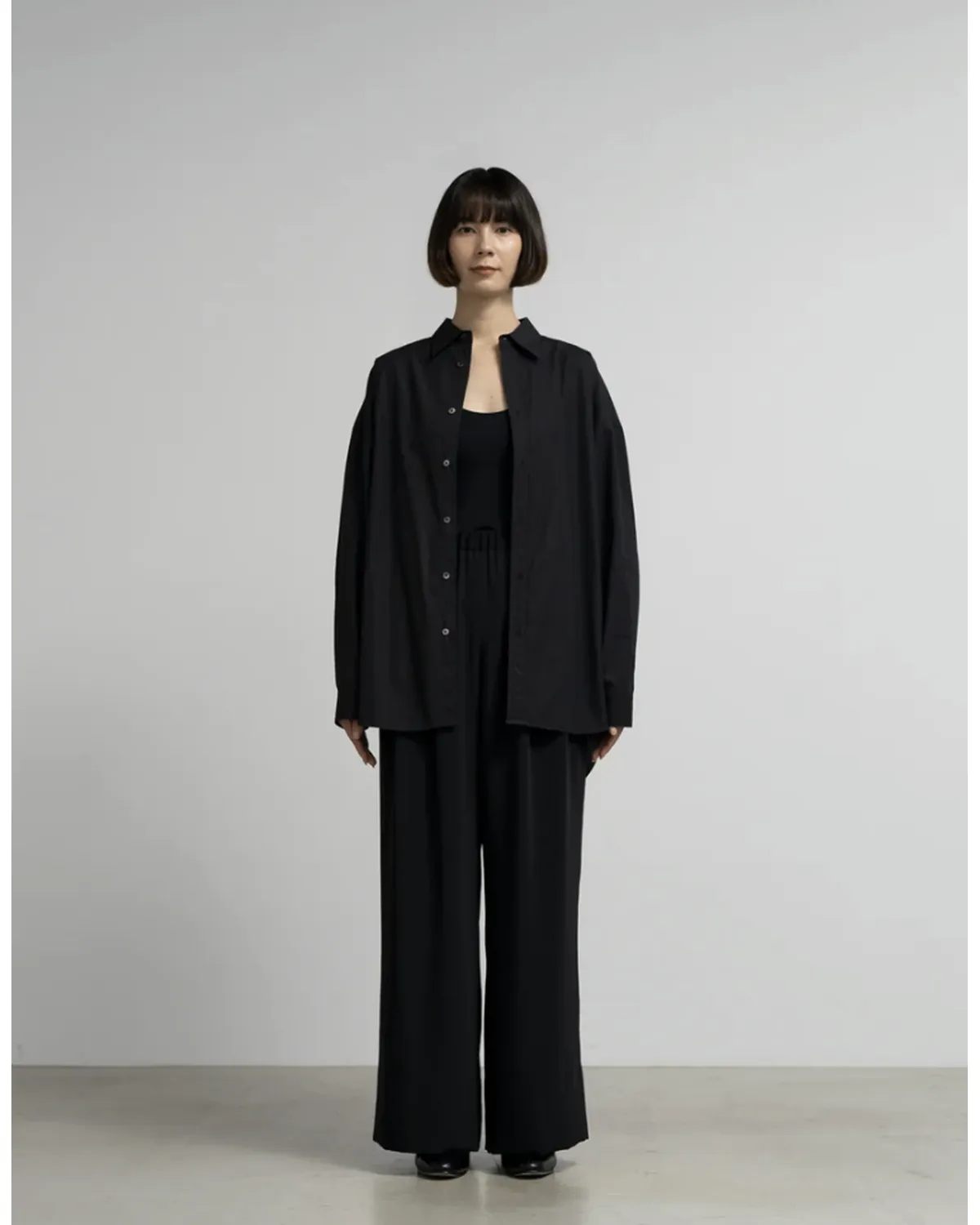 Graphpaper / Satin Easy Wide Pants (GL263-40091B)