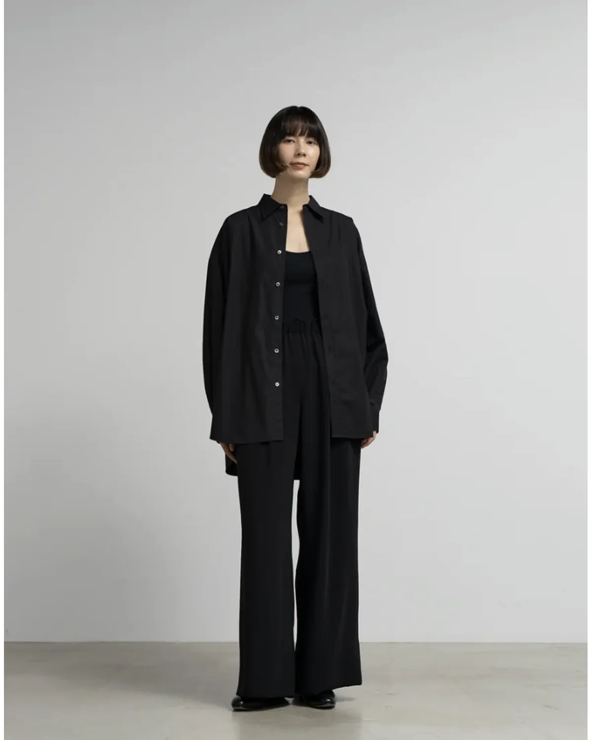 Graphpaper / Satin Easy Wide Pants (GL263-40091B)