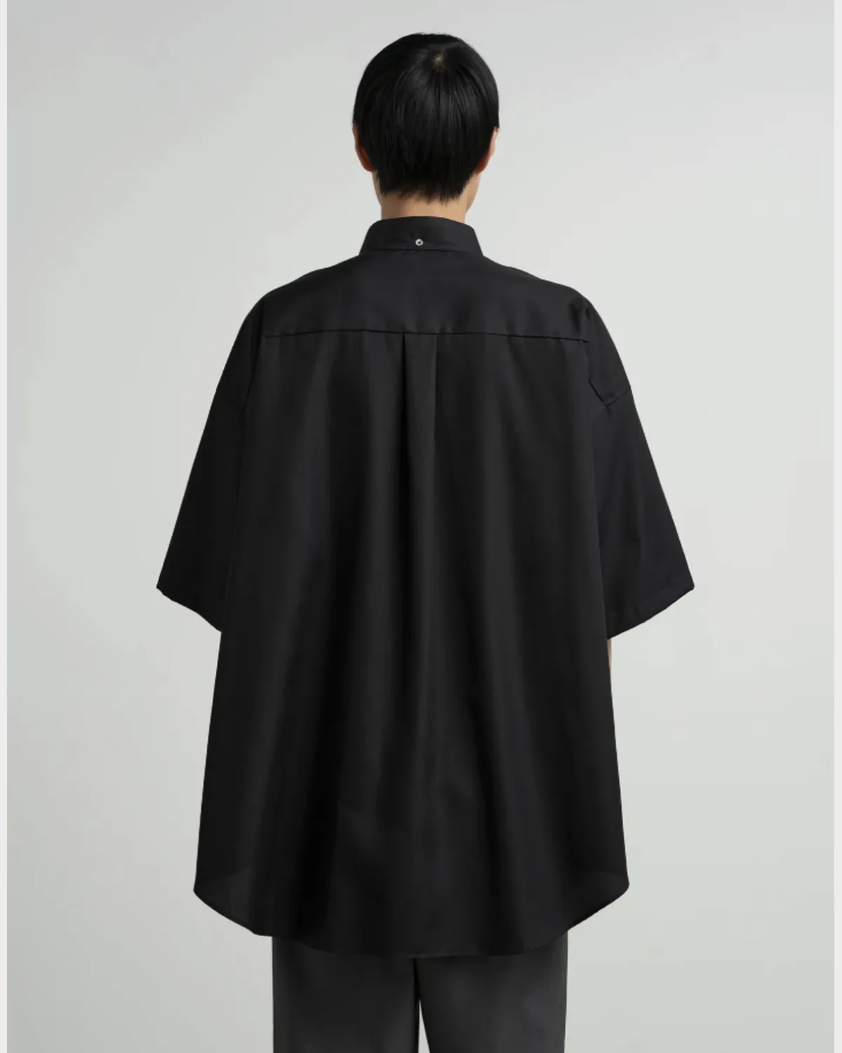 Graphpaper / Easy Care Poplin S/S Oversized B.D Shirt (GM263-50621)