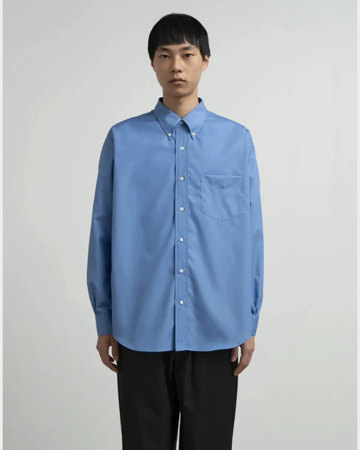 Graphpaper / Easy Care Poplin L/S B.D Box Shirt (GM263-50619)