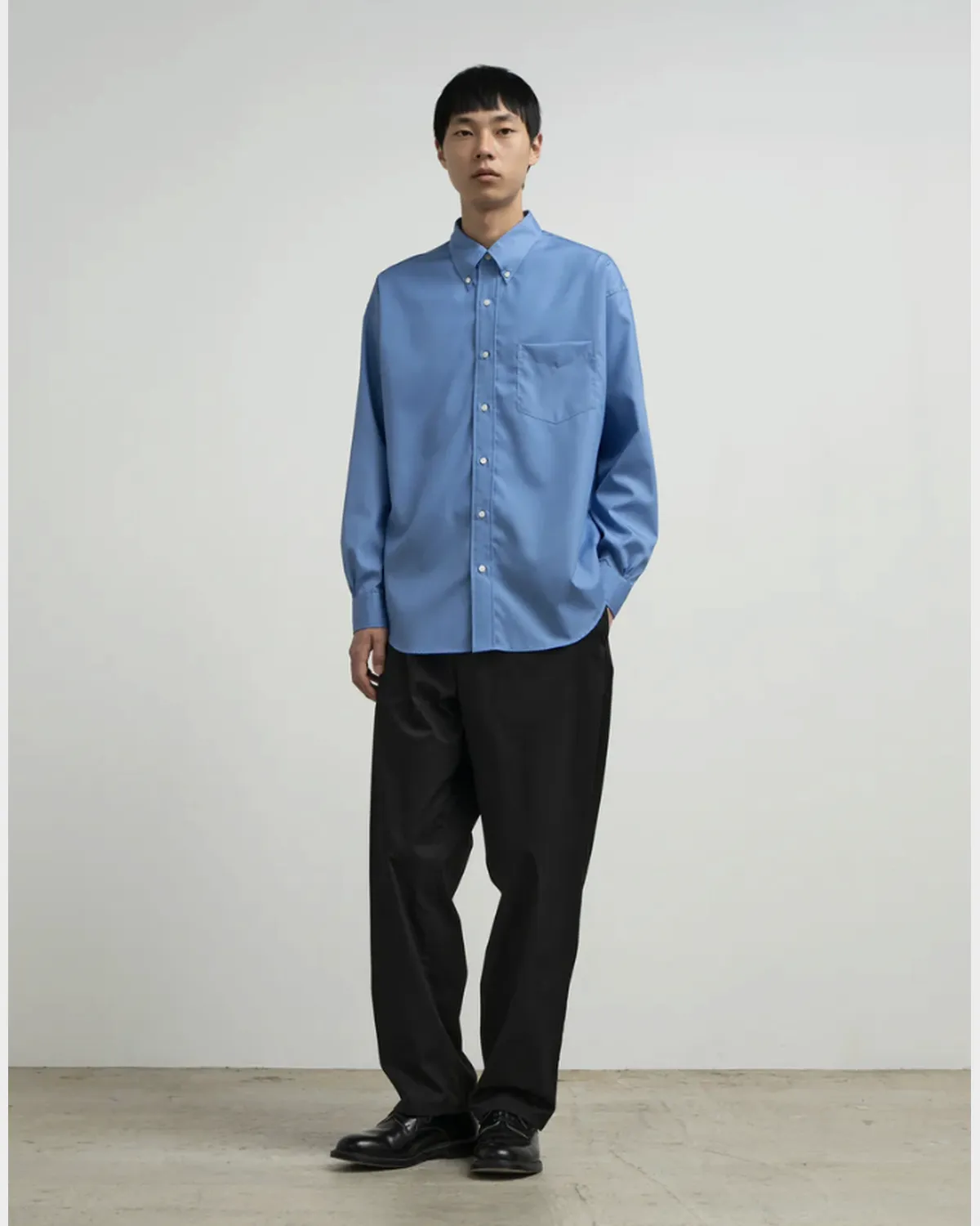 Graphpaper（グラフペーパー） / Easy Care Poplin L/S B.D Box Shirt