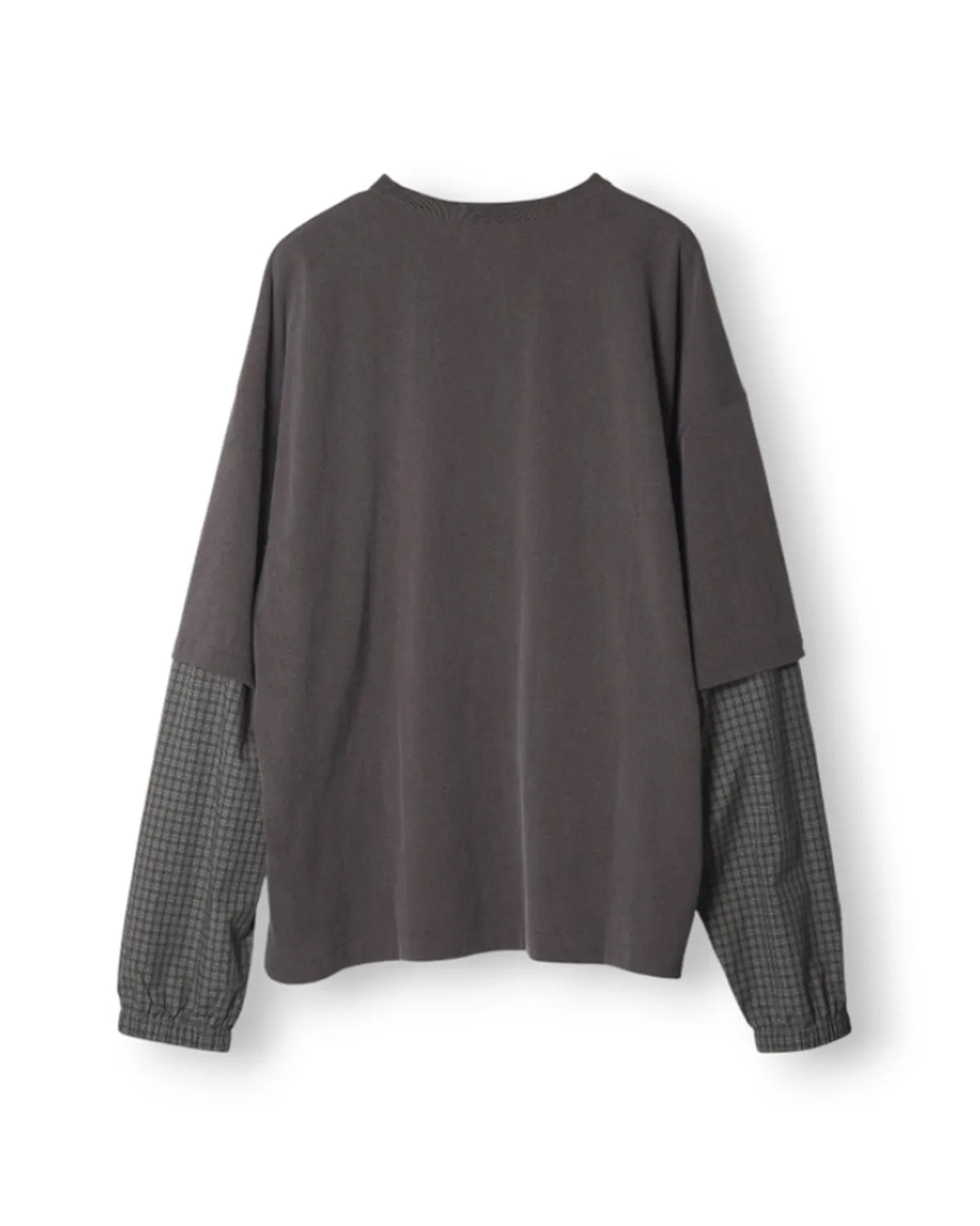 refomed / FRESH MAN LAYERED TEE "CHECK" (RECU-068)