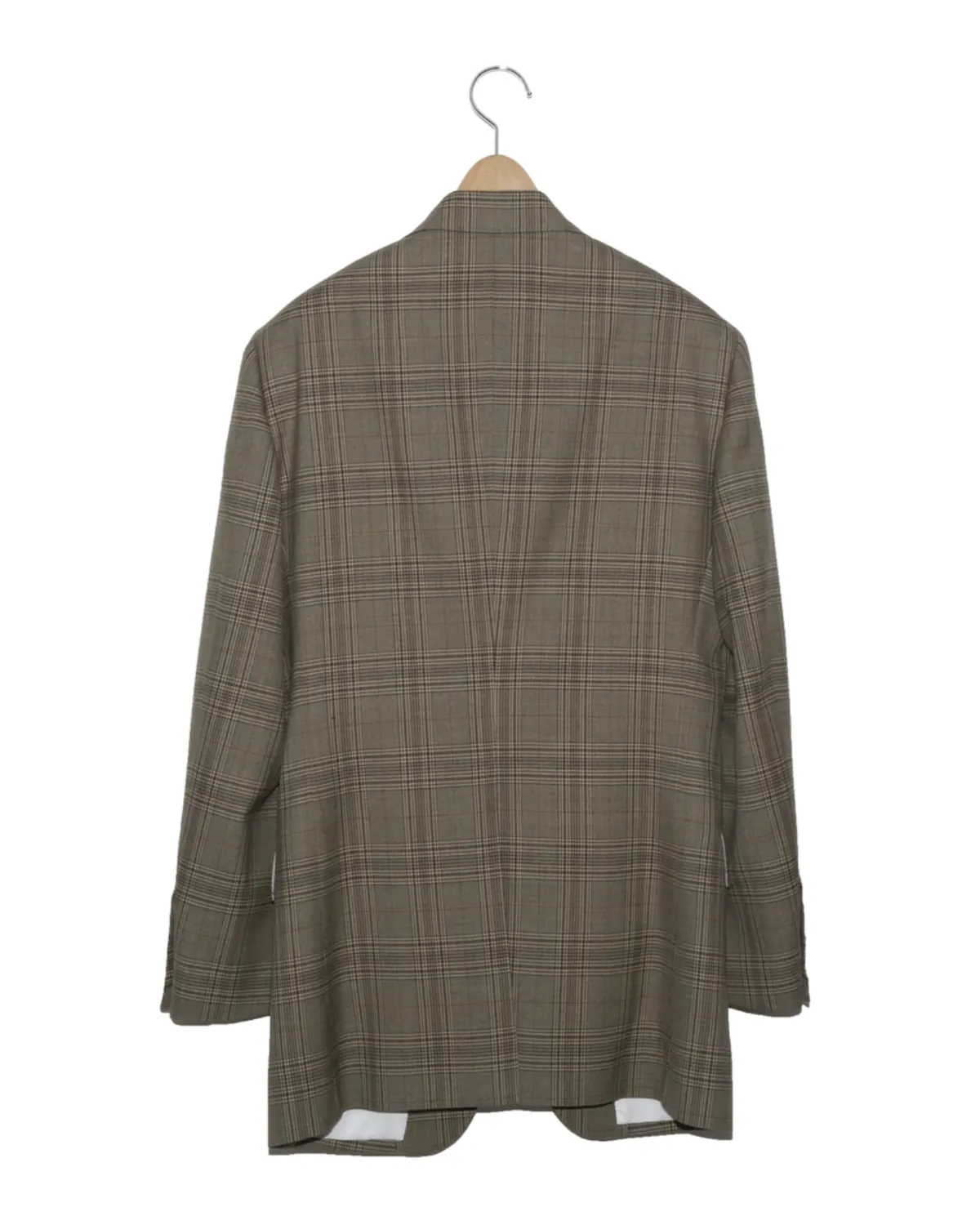 BOWTE / SUPER 130'S GLEN CHECK PEAKED LAPEL TAILORD JACKET (262-06-0001)
