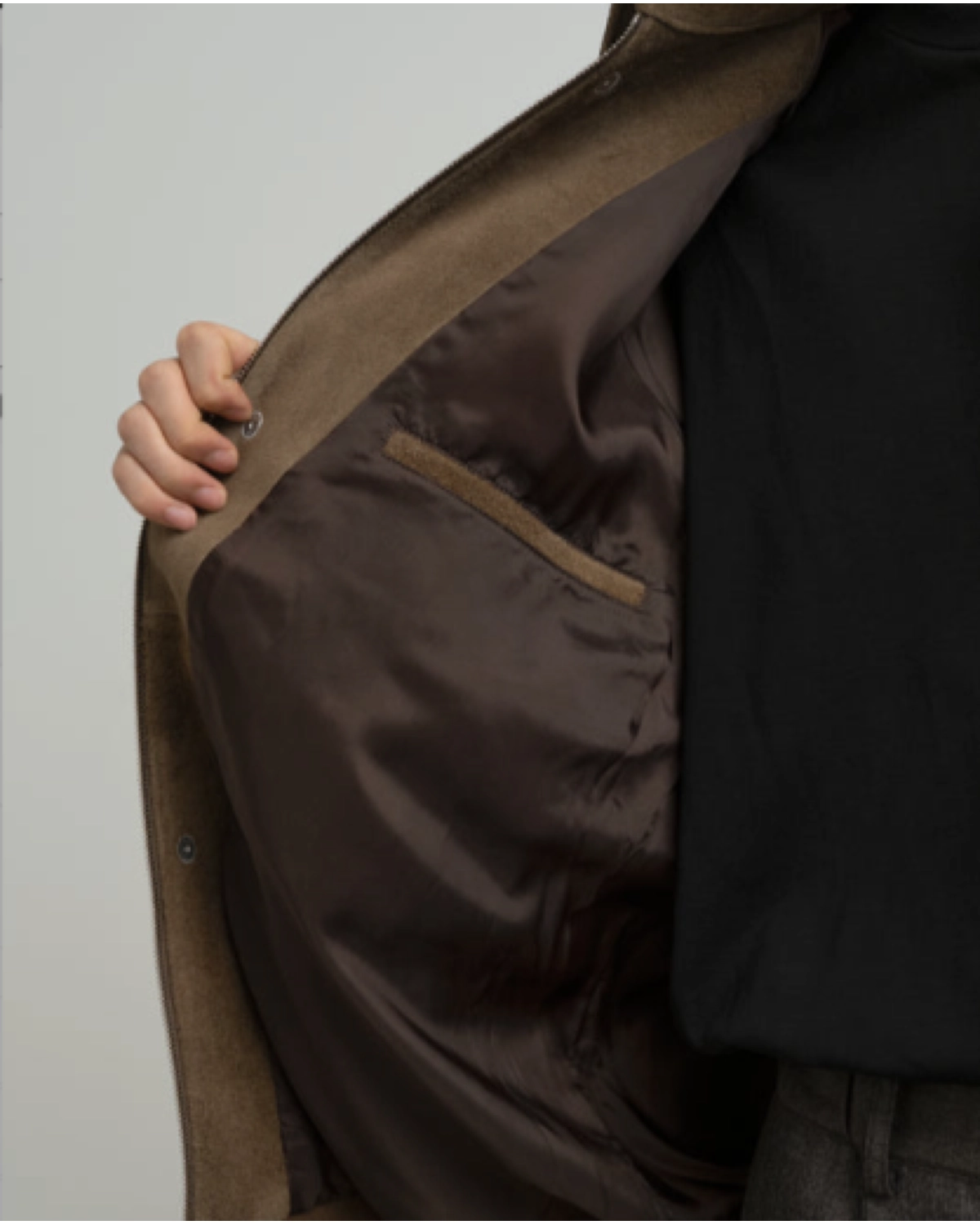 Graphpaper / Hairy Suede Raglan Blouson (GU263-30324)
