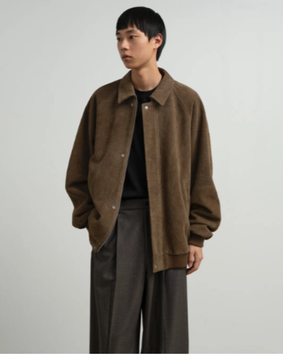 Graphpaper / Hairy Suede Raglan Blouson (GU263-30324)