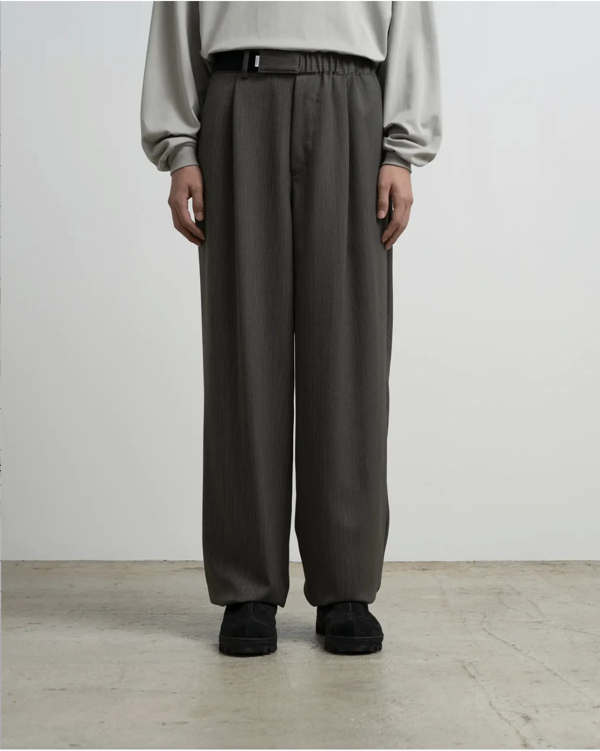 Graphpaper / Melange Pique Chef Track Pants (GM263-40442)