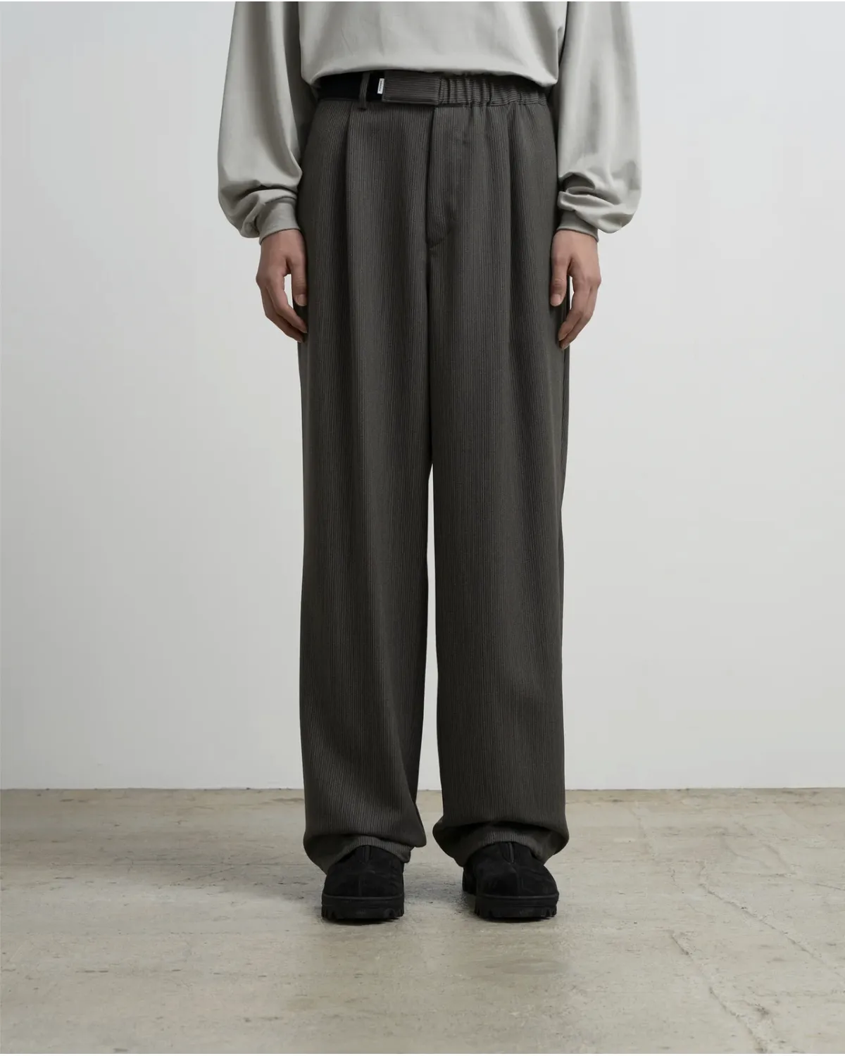 Graphpaper / Melange Pique Chef Track Pants (GM263-40442)