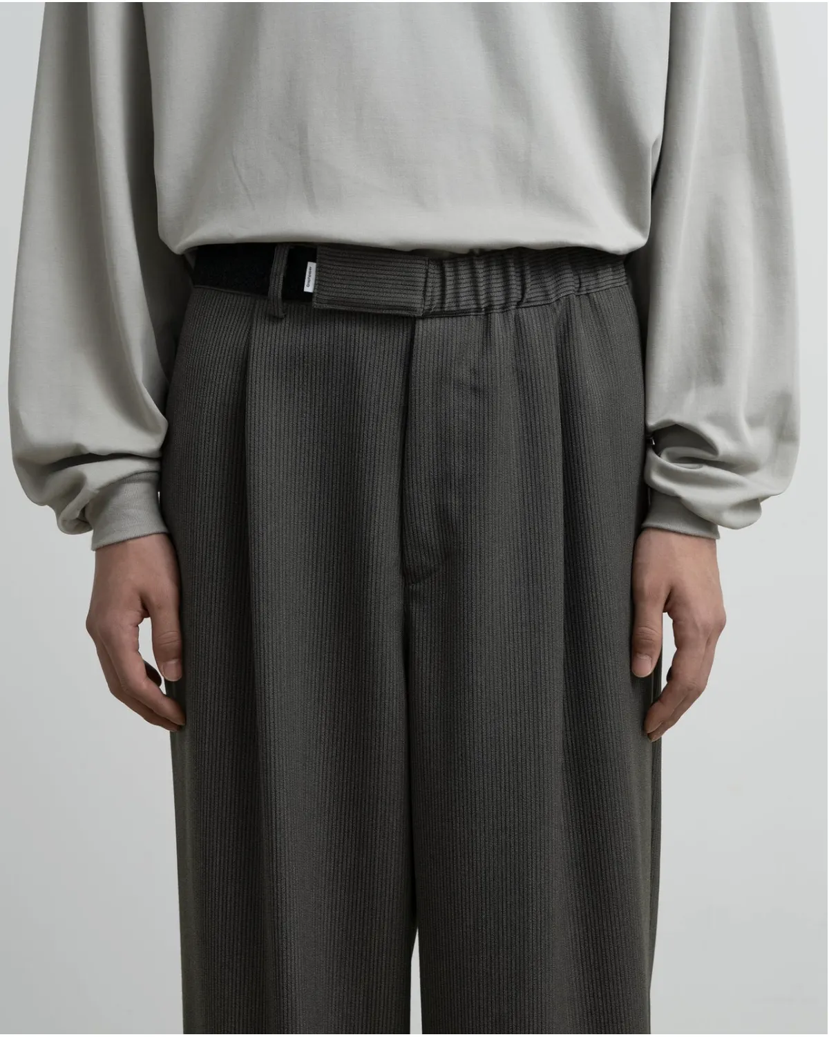 Graphpaper / Melange Pique Chef Track Pants (GM263-40442)