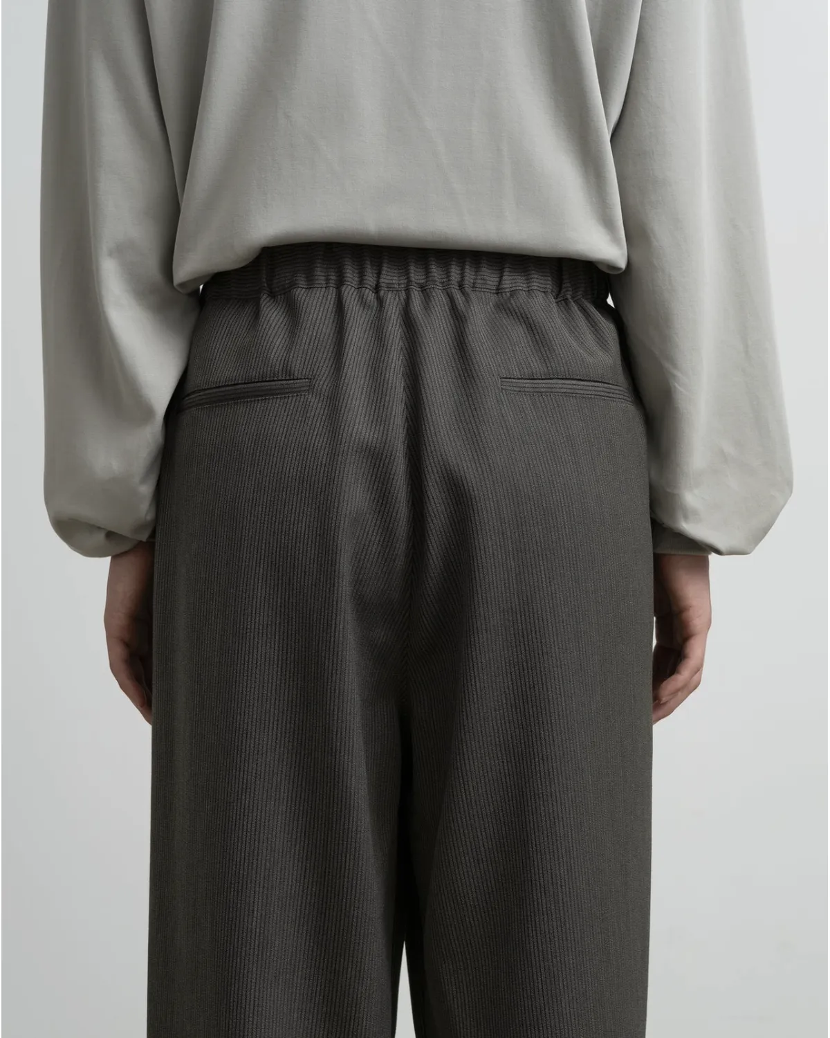 Graphpaper / Melange Pique Chef Track Pants (GM263-40442)