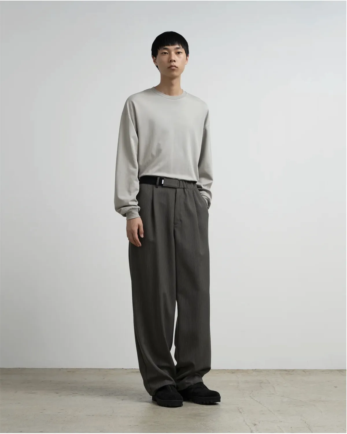 Graphpaper / Melange Pique Chef Track Pants (GM263-40442)