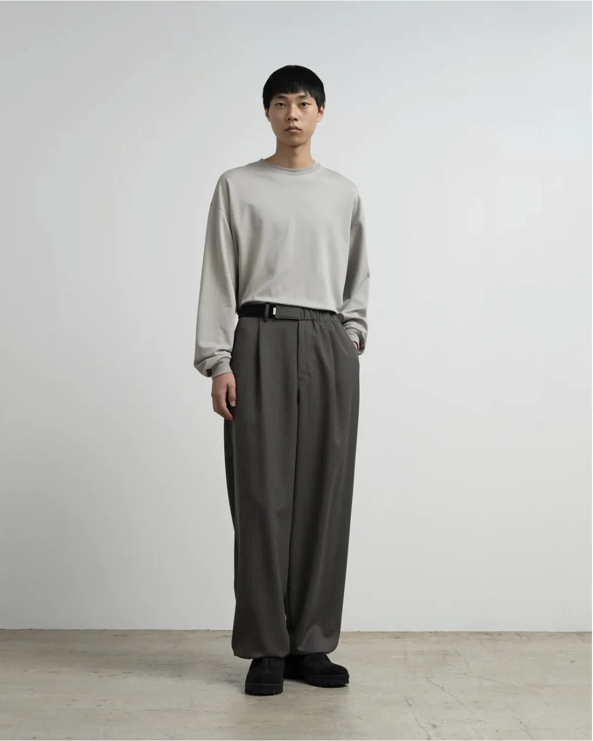 Graphpaper / Melange Pique Chef Track Pants (GM263-40442)