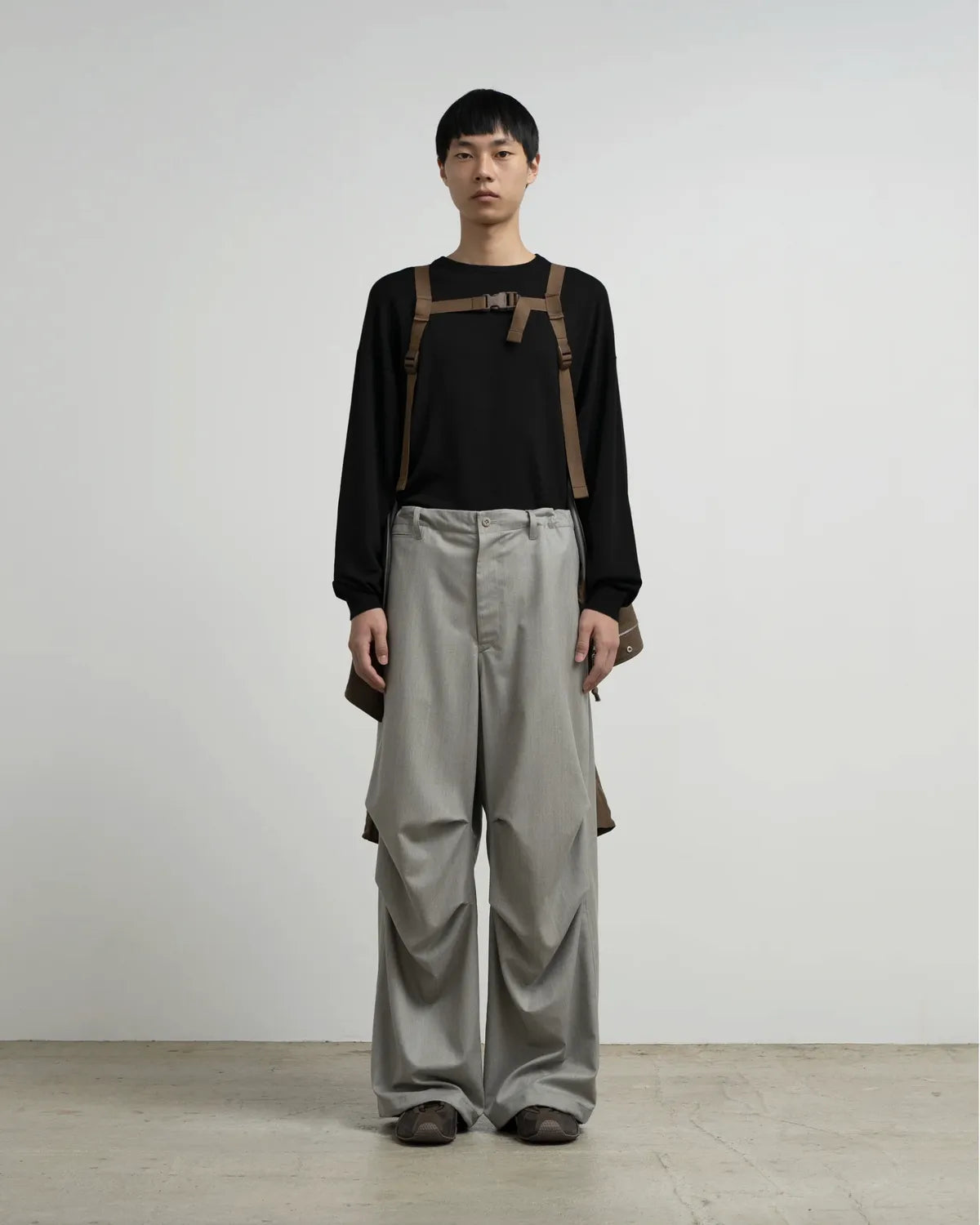 Graphpaper / Fine Wool Saxony Military Pants (GM263-40432)