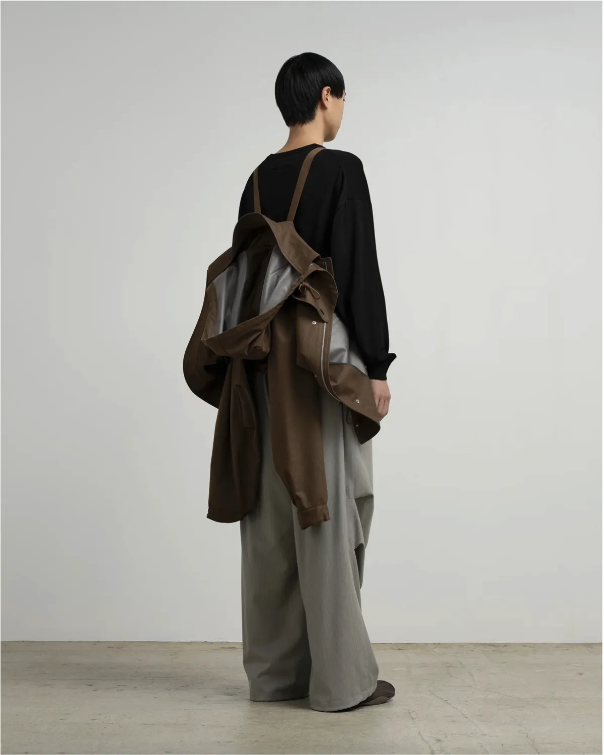 Graphpaper / Fine Wool Saxony Military Pants (GM263-40432)