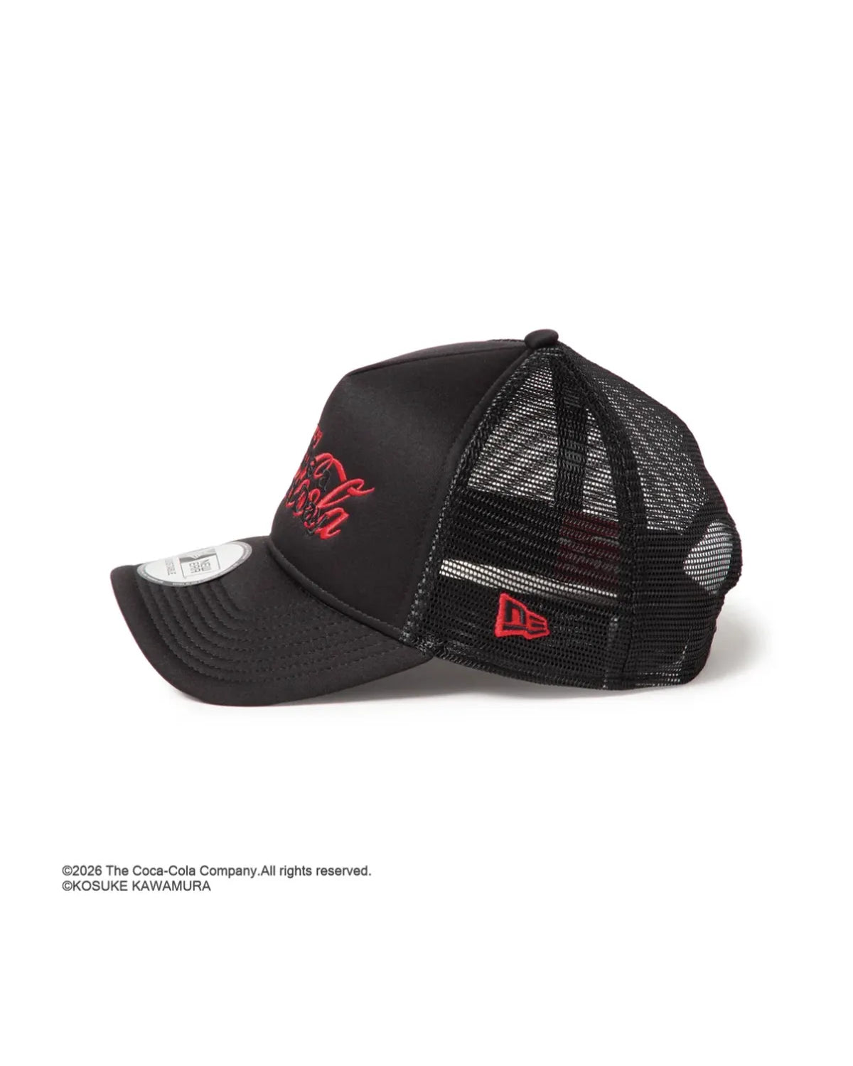 NEW ERA  / 9FORTY A-Frame トラッカー Coca-Cola designed by Kosuke Kawamura コカ･コーラ ブラック (15156434)