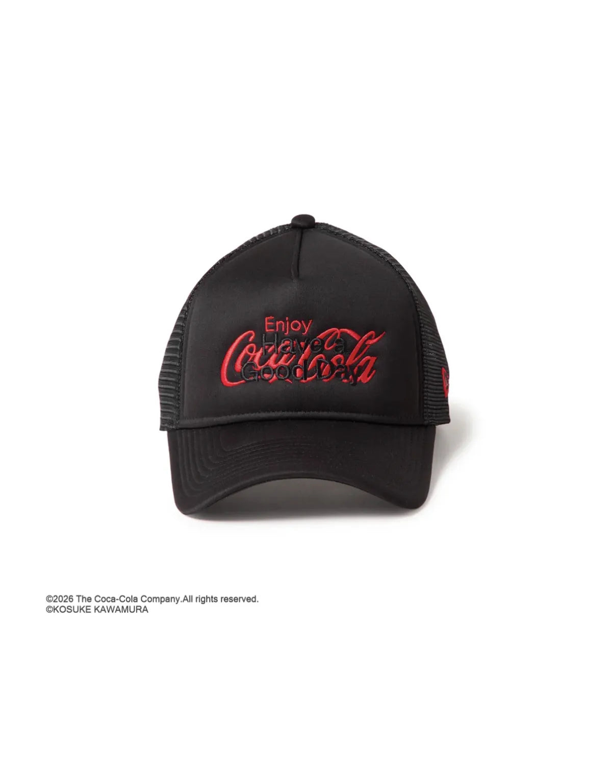 NEW ERA  / 9FORTY A-Frame トラッカー Coca-Cola designed by Kosuke Kawamura コカ･コーラ ブラック (15156434)