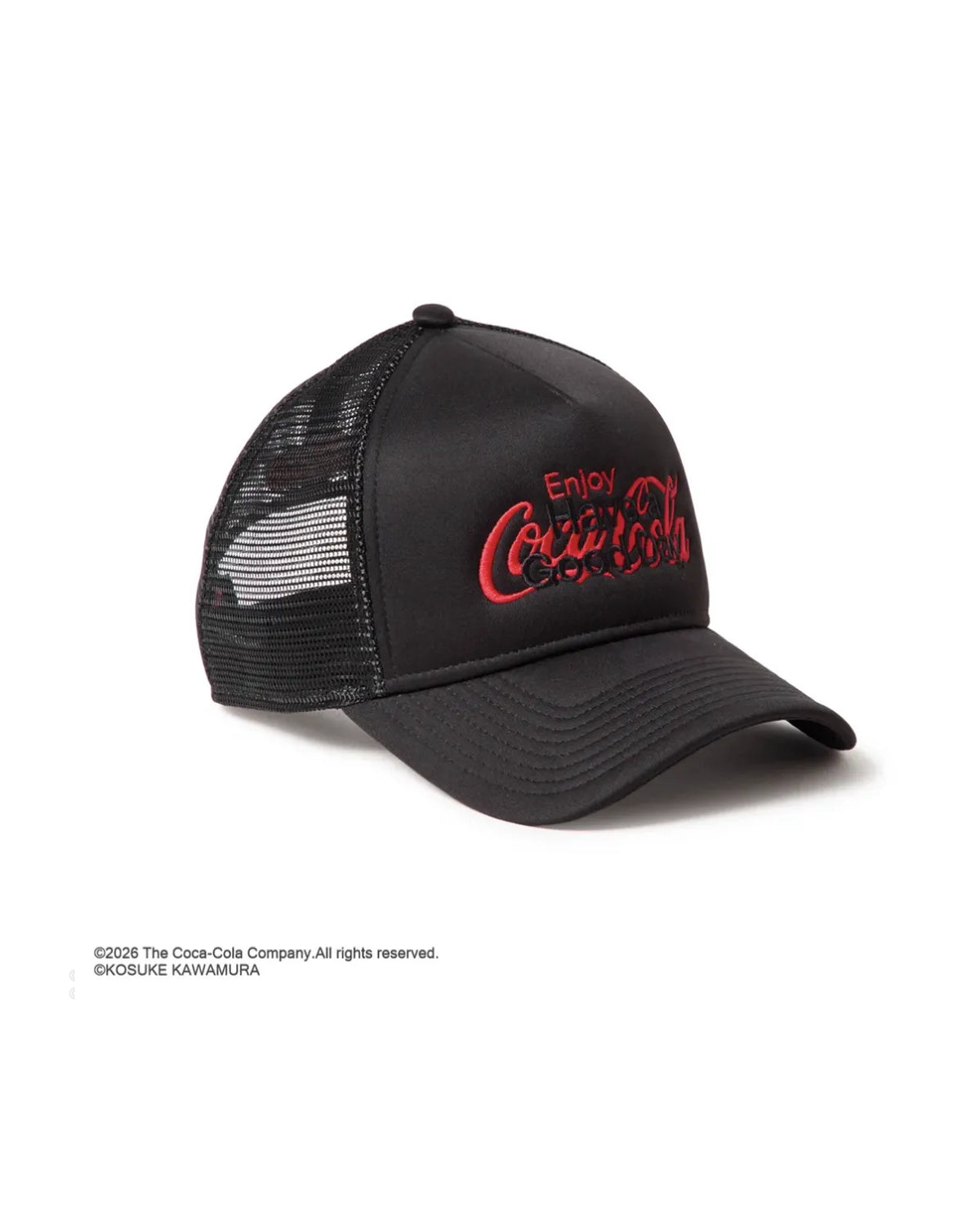 NEW ERA  / 9FORTY A-Frame トラッカー Coca-Cola designed by Kosuke Kawamura コカ･コーラ ブラック (15156434)