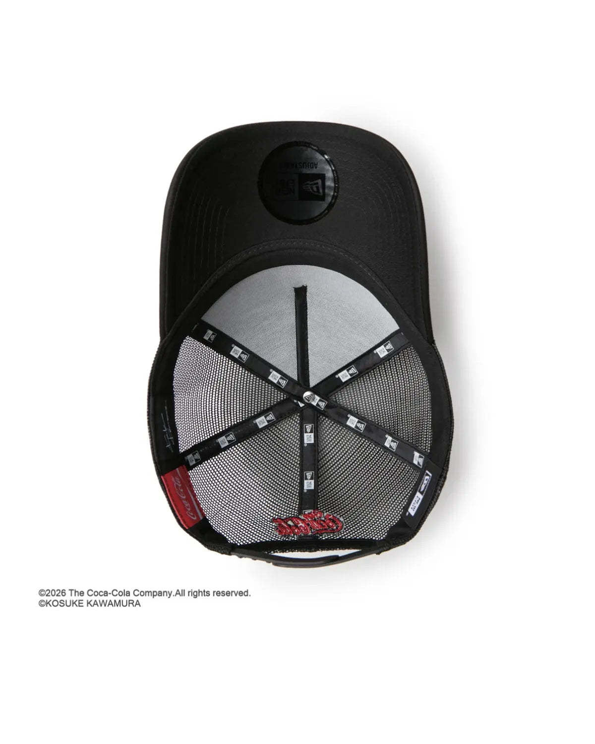 NEW ERA  / 9FORTY A-Frame トラッカー Coca-Cola designed by Kosuke Kawamura コカ･コーラ ブラック (15156434)