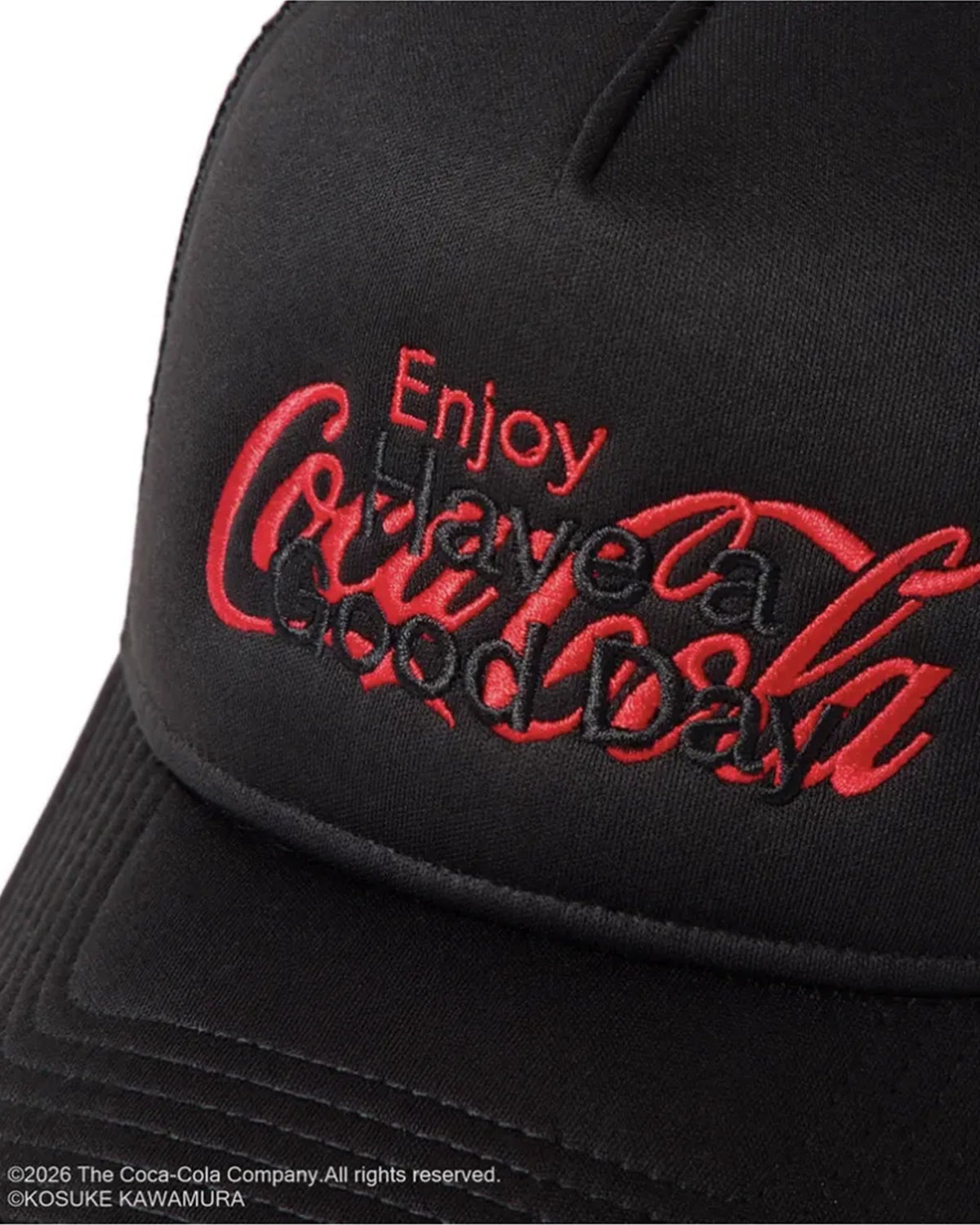 NEW ERA  / 9FORTY A-Frame トラッカー Coca-Cola designed by Kosuke Kawamura コカ･コーラ ブラック (15156434)
