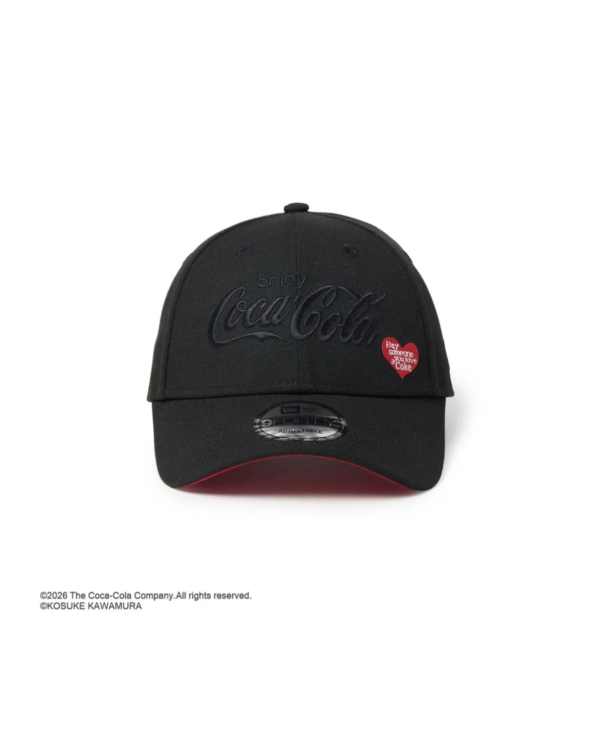 NEW ERA  / 9FORTY Coca-Cola designed by Kosuke Kawamura コカ･コーラ ブラック (15156410)
