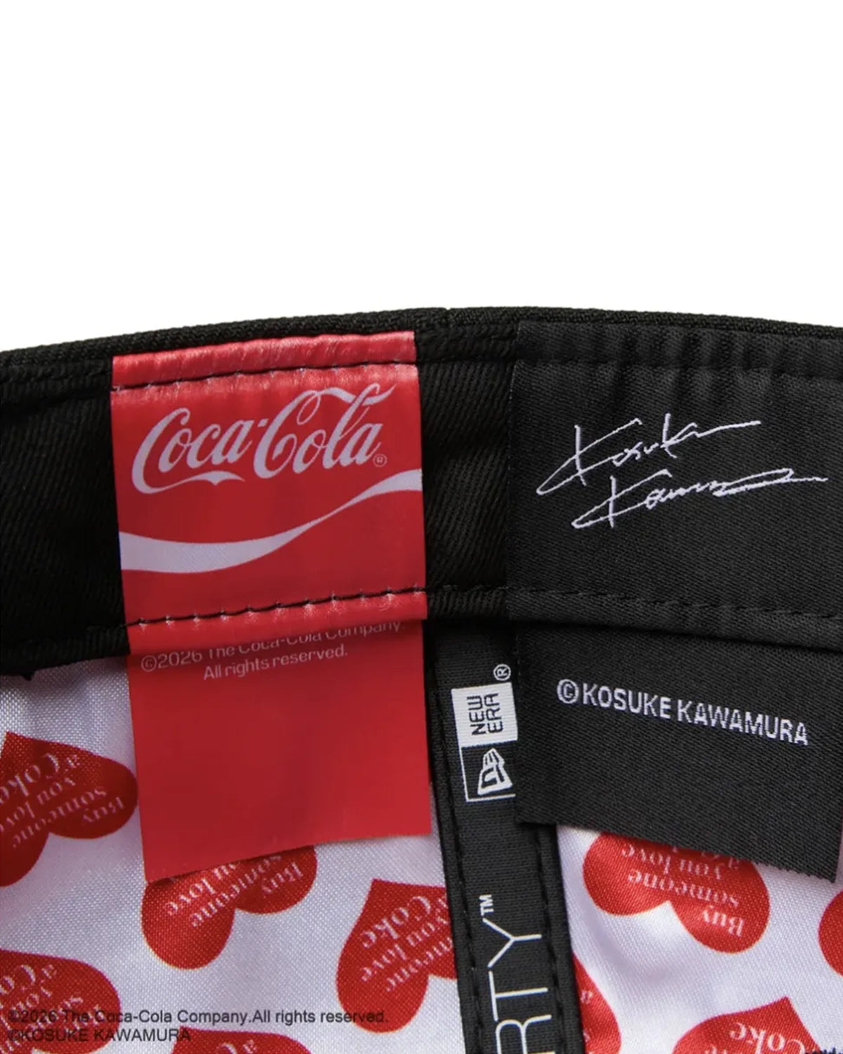 NEW ERA  / 9FORTY Coca-Cola designed by Kosuke Kawamura コカ･コーラ ブラック (15156410)