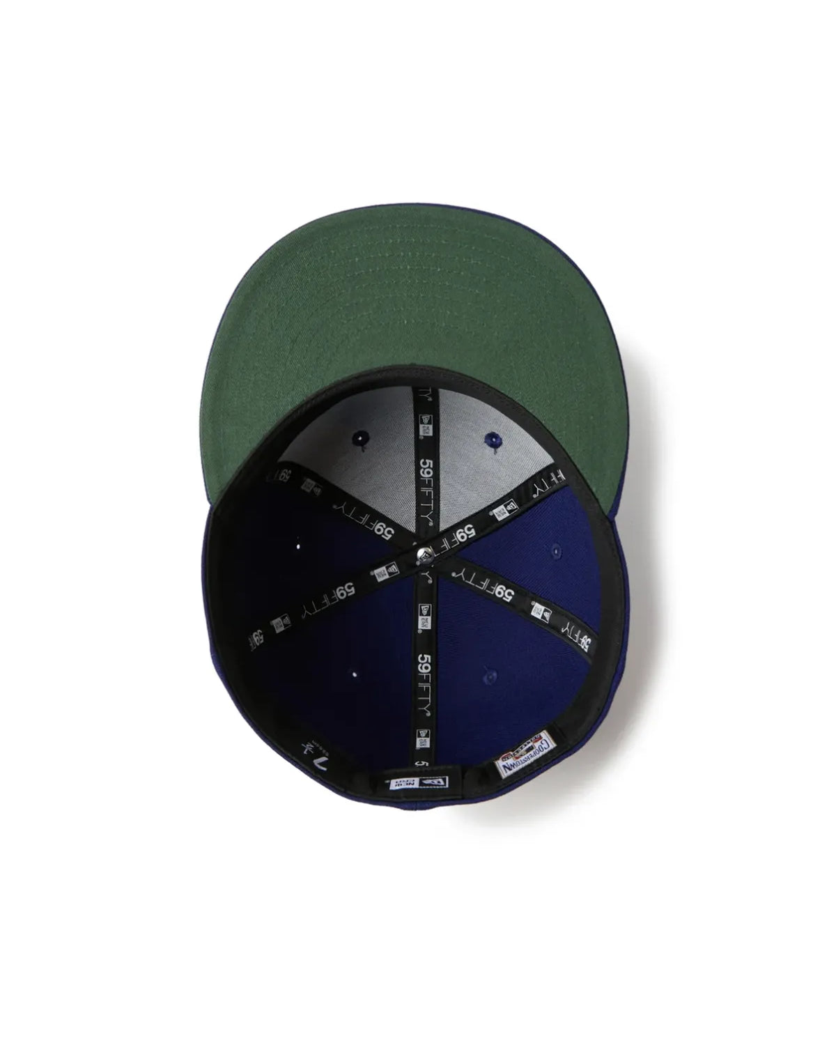 NEW ERA  / 59FIFTY Cooperstown ウール ブルックリン・ドジャース ダークロイヤル (15137393)