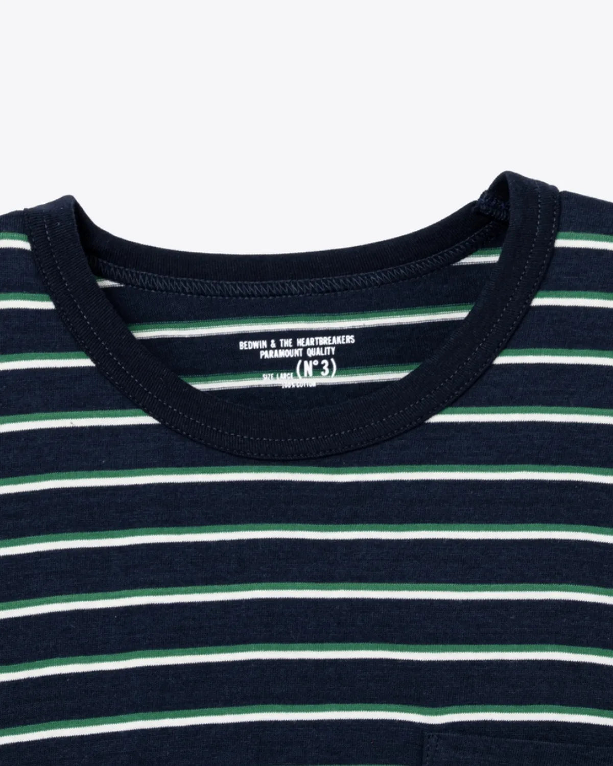 BEDWIN & THE HEARTBREAKERS / S/S STRIPE POCKET TEE "GAZ" (26AB2252A)