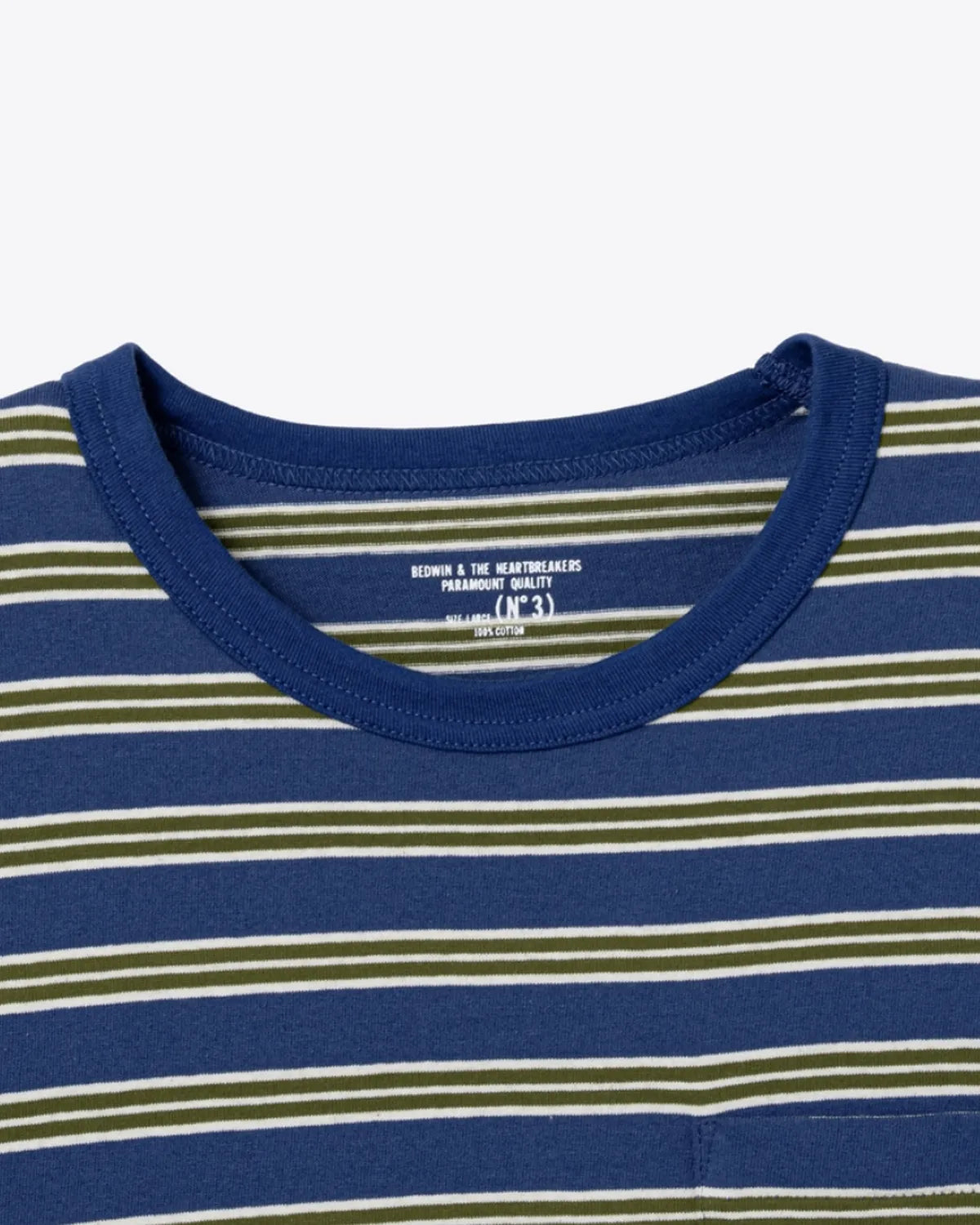 BEDWIN & THE HEARTBREAKERS / S/S STRIPE POCKET TEE "GAZ" (26AB2252A)