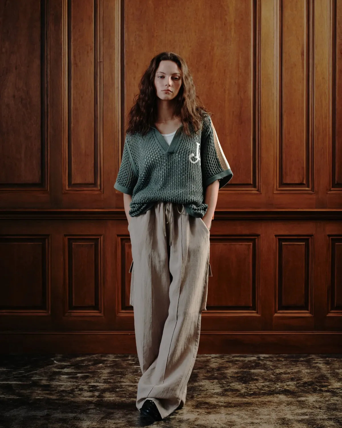 ALWAYS OUT OF STOCK / LINEN CENTER CREEK PANTS (HA-026106125)