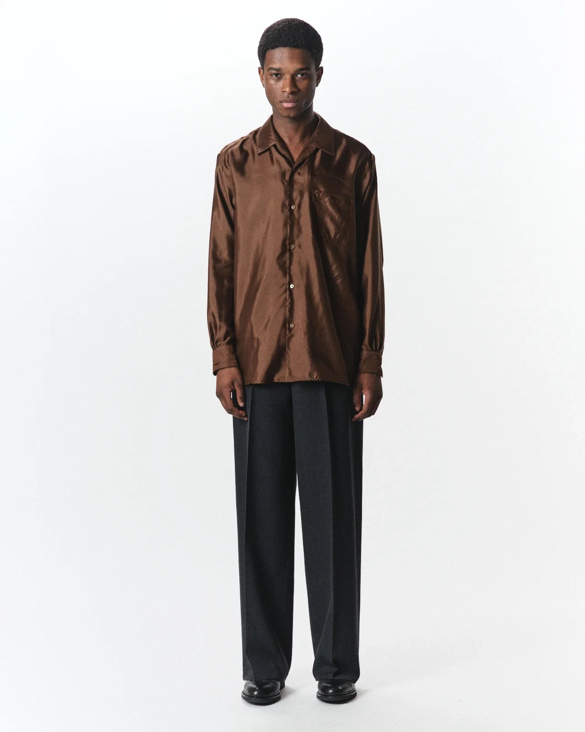 MARKAWARE / Organic Wool Survival Cloth® Flat Front Wide Trousers (A26C07PT03C)