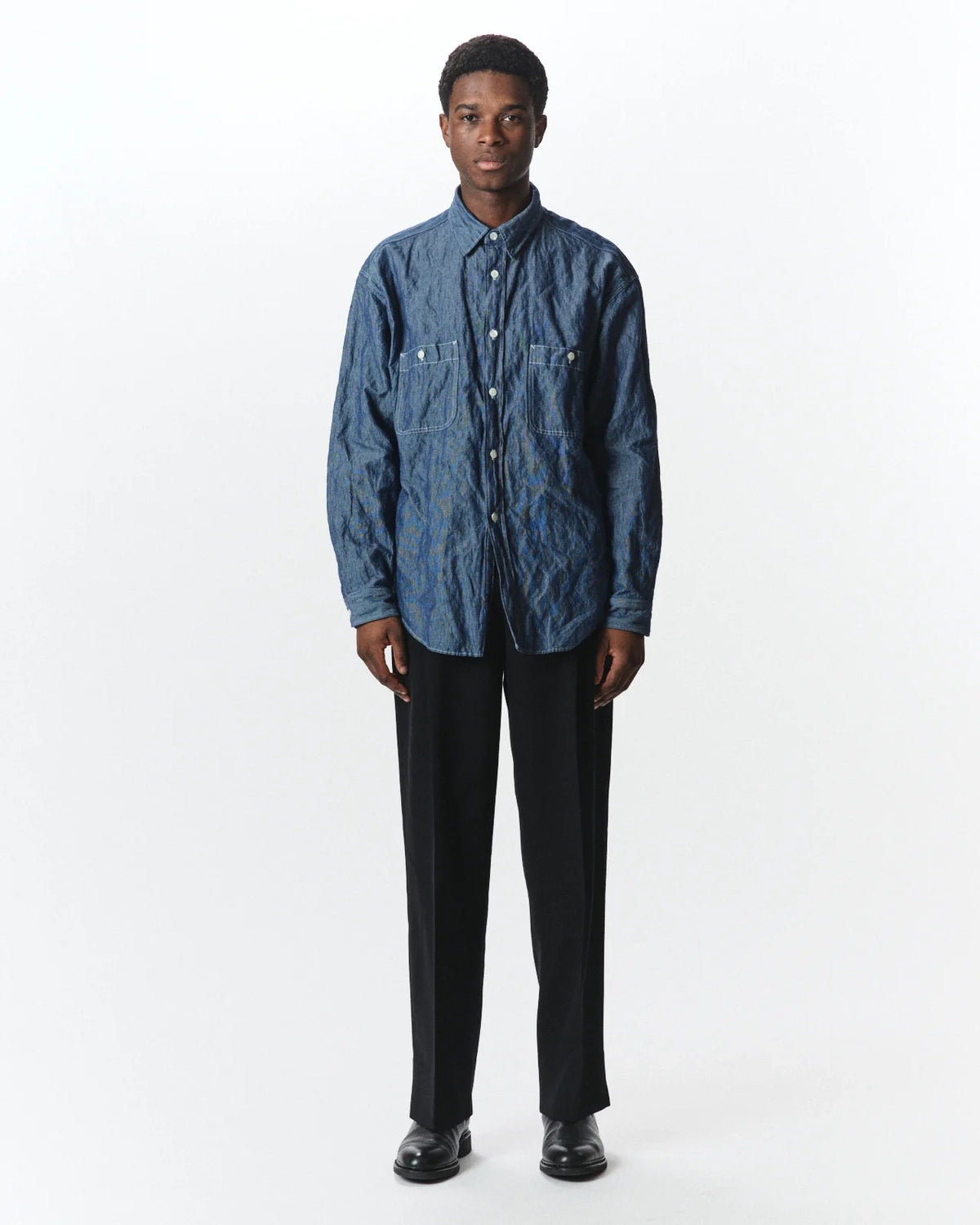 MARKAWARE / Organic Wool Survival Cloth® Double Pleated Semi Easy Trousers (A26C07PT02C)