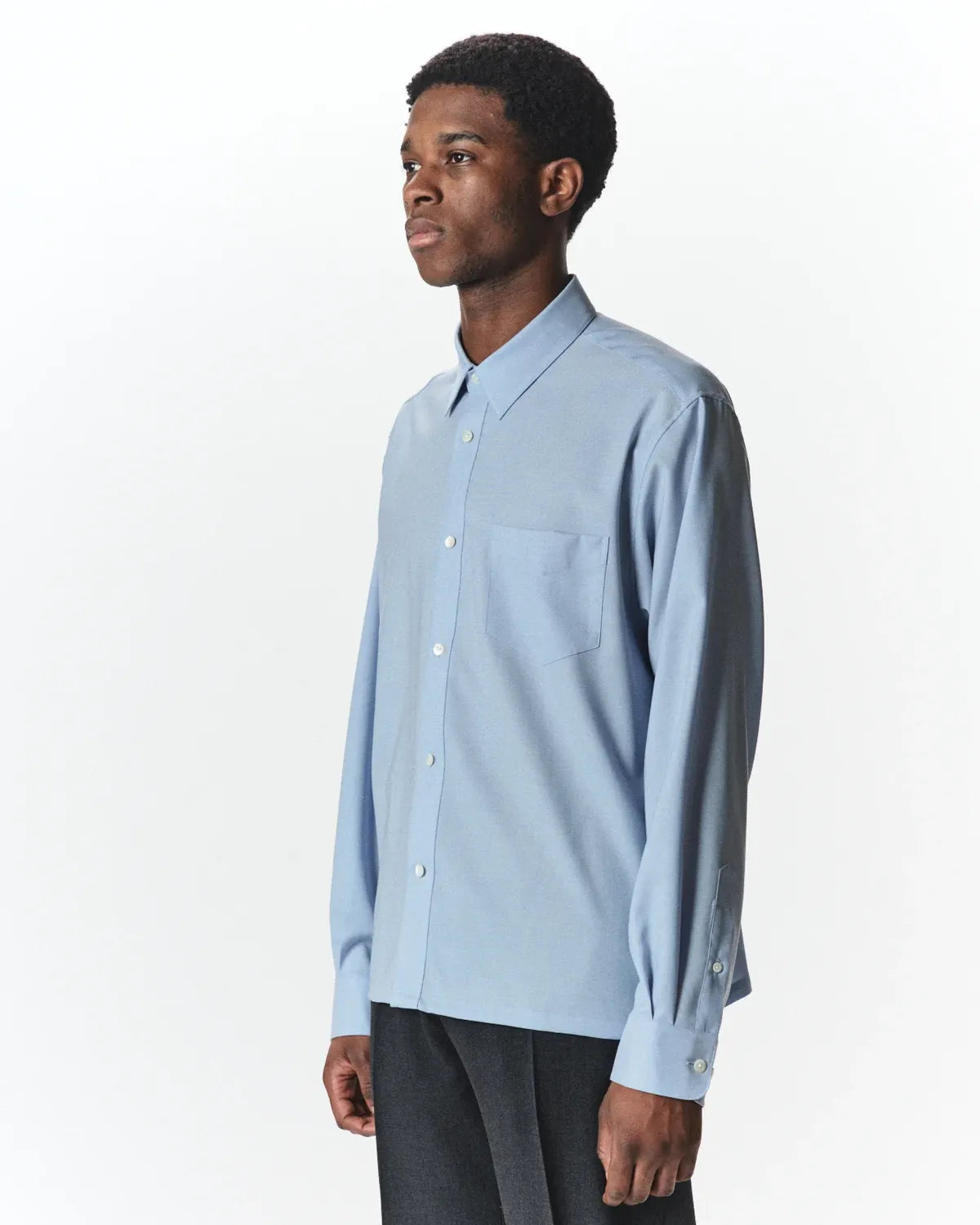 MARKAWARE / Super 160s Washable Wool Oxford / Square Shirt (A26C11SH02C)