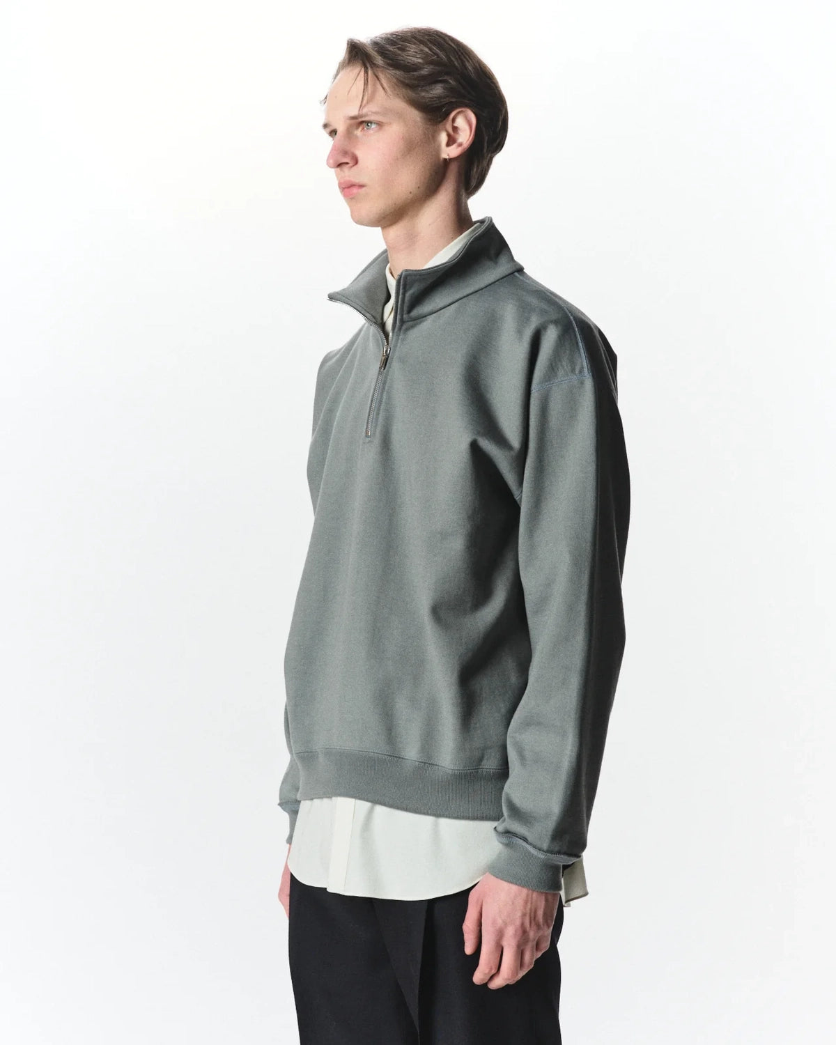 MARKAWARE / Organic Cotton Heavy Fleece / Comfort Half Zip(A26C13CS03C)