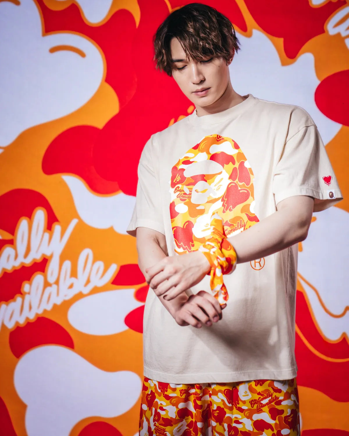 Emotionaly Unavailable × A BATHING APE®︎ /  EU APE SS TEE (EU-MK8-0000-C07)