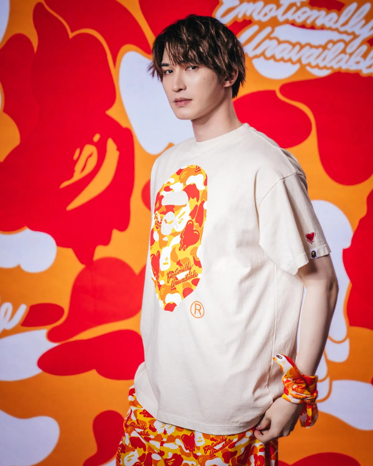 Emotionaly Unavailable × A BATHING APE®︎ /  EU APE SS TEE (EU-MK8-0000-C07)