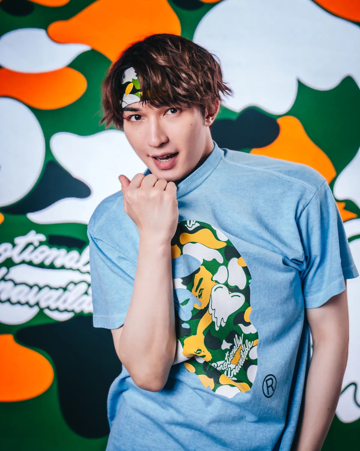 Emotionaly Unavailable × A BATHING APE®︎ /  EU APE SS TEE (EU-MK8-0000-C07)