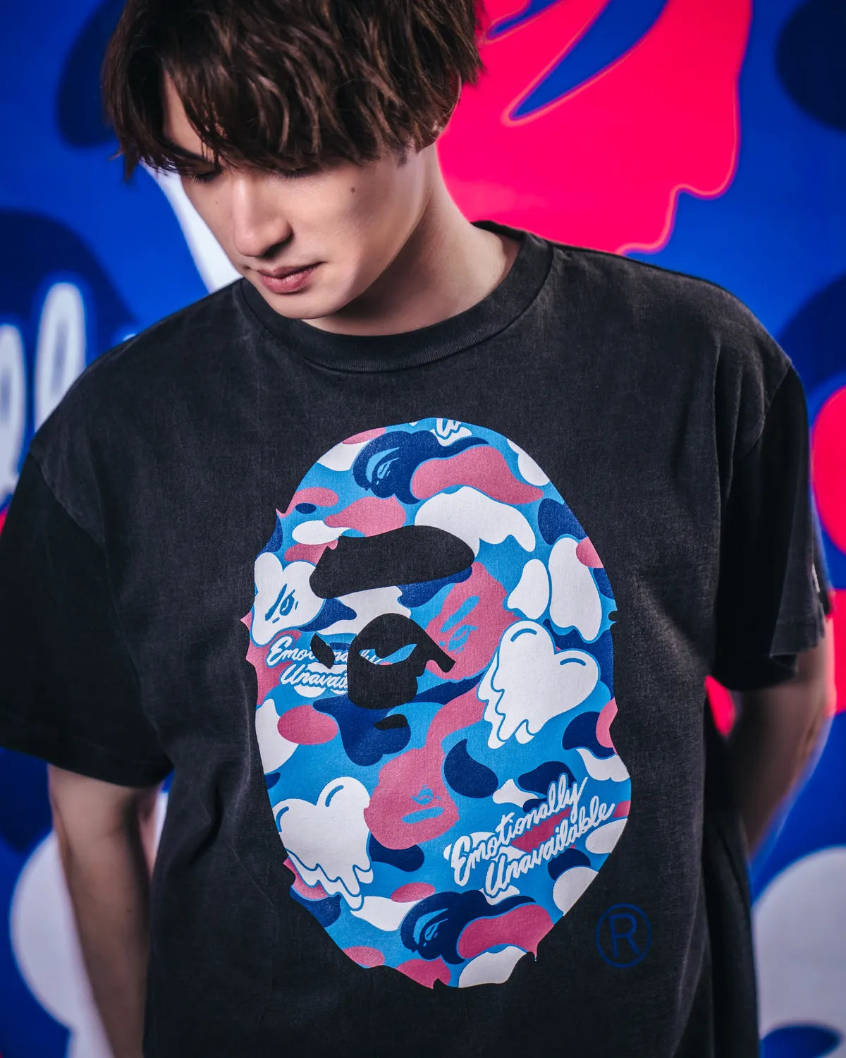 Emotionaly Unavailable × A BATHING APE®︎ /  EU APE SS TEE (EU-MK8-0000-C07)