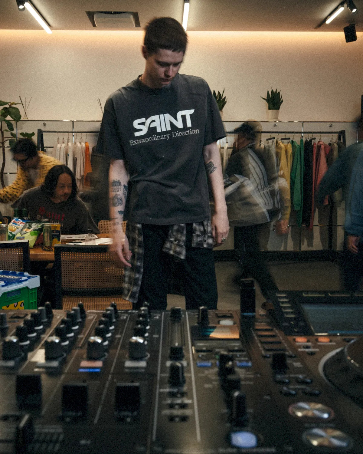 SAINT Mxxxxxx / SS T-SHIRT / EMBROIDERY (SM-MK1-0000-005)