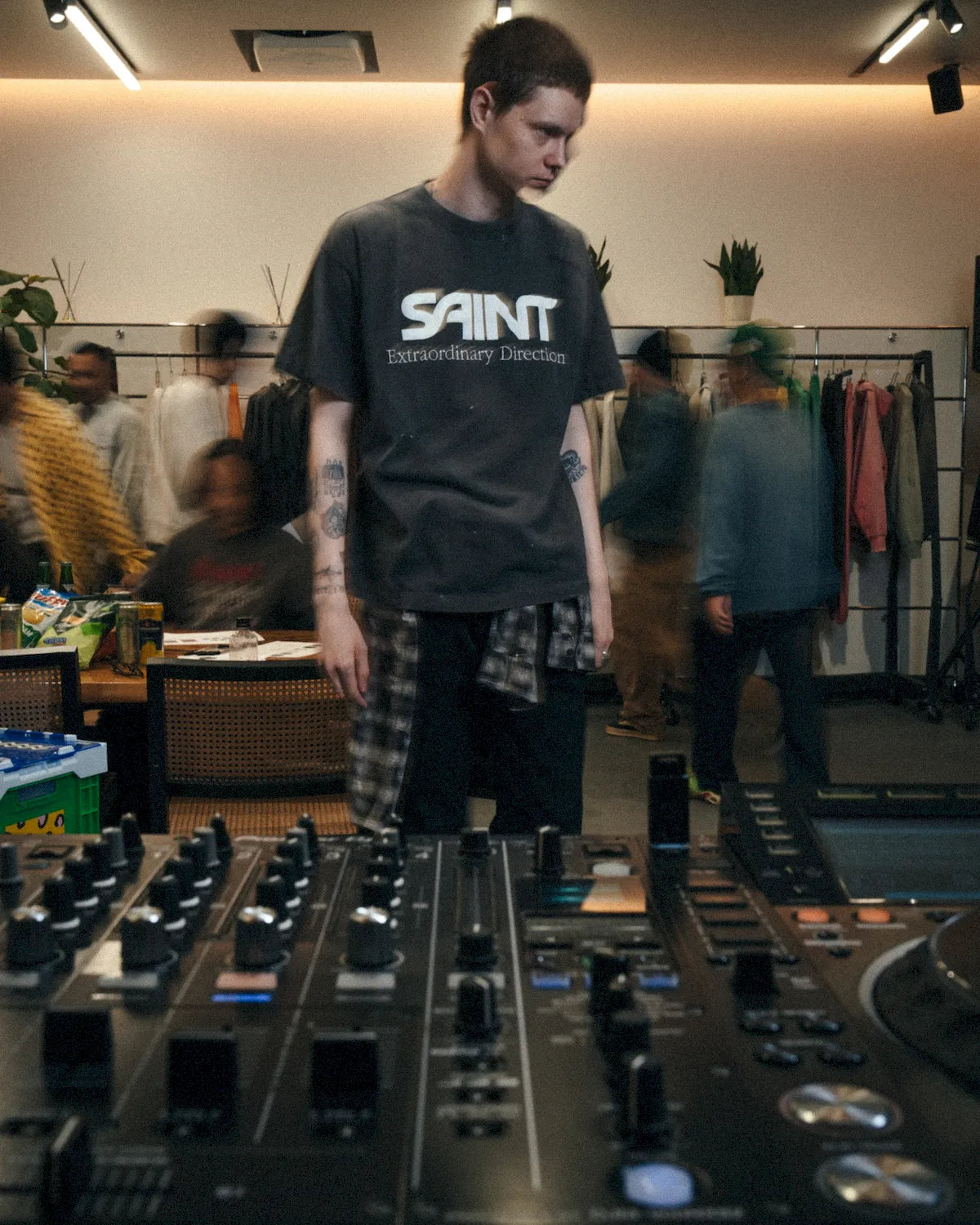 SAINT Mxxxxxx / SS T-SHIRT / EMBROIDERY (SM-MK1-0000-005)