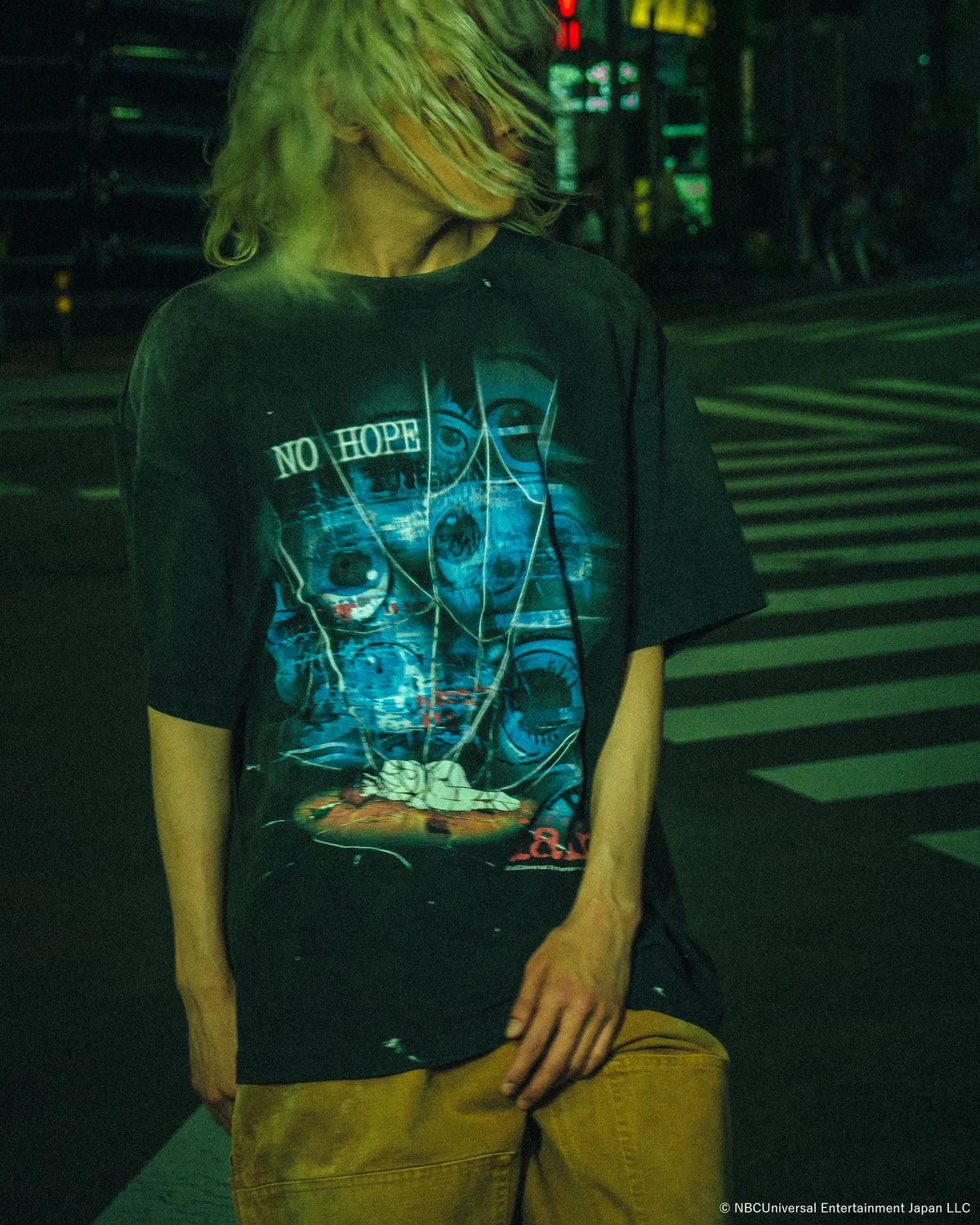SAINT Mxxxxxx x serial experiments lain x GEEKS RULE / LAIN_SS T-SHIRT / NO HOPE (SM-MK1-0000-C83)