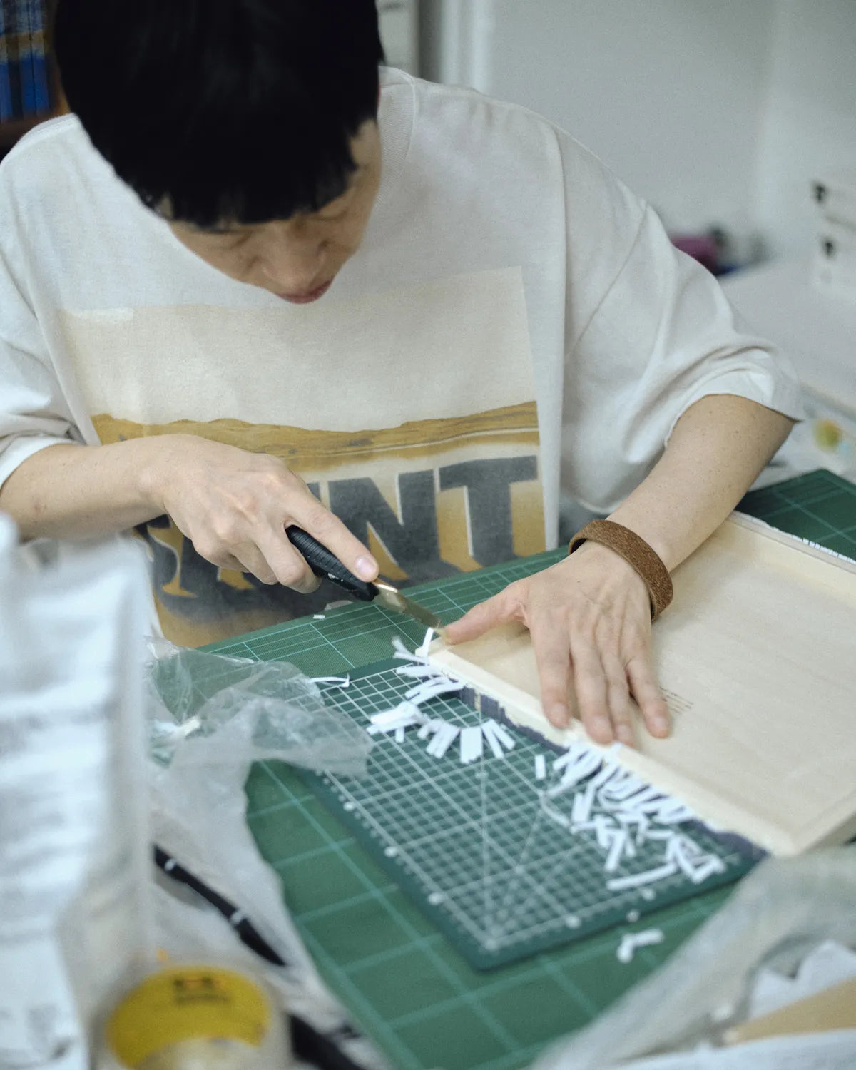 SAINT Mxxxxxx × Kosuke Kawamura / KK_SS T-SHIRT / DESERT (SM-MK1-0000-C15)