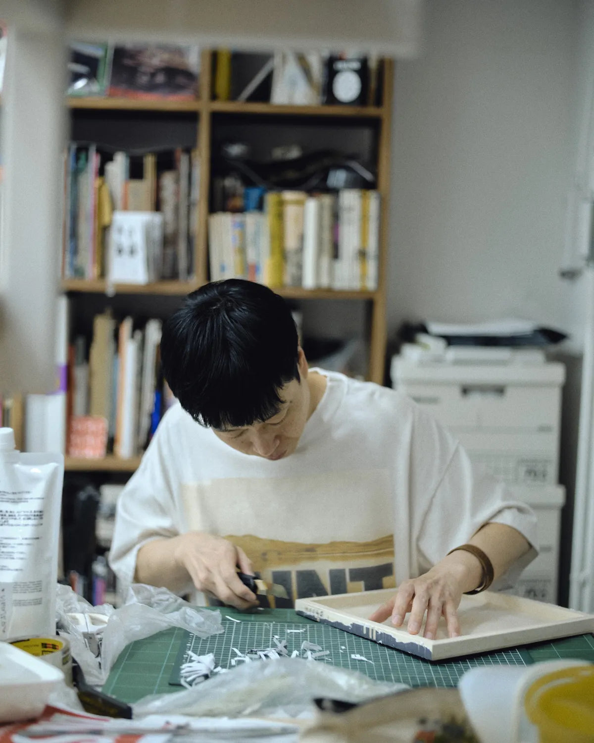SAINT Mxxxxxx × Kosuke Kawamura / KK_SS T-SHIRT / DESERT (SM-MK1-0000-C15)