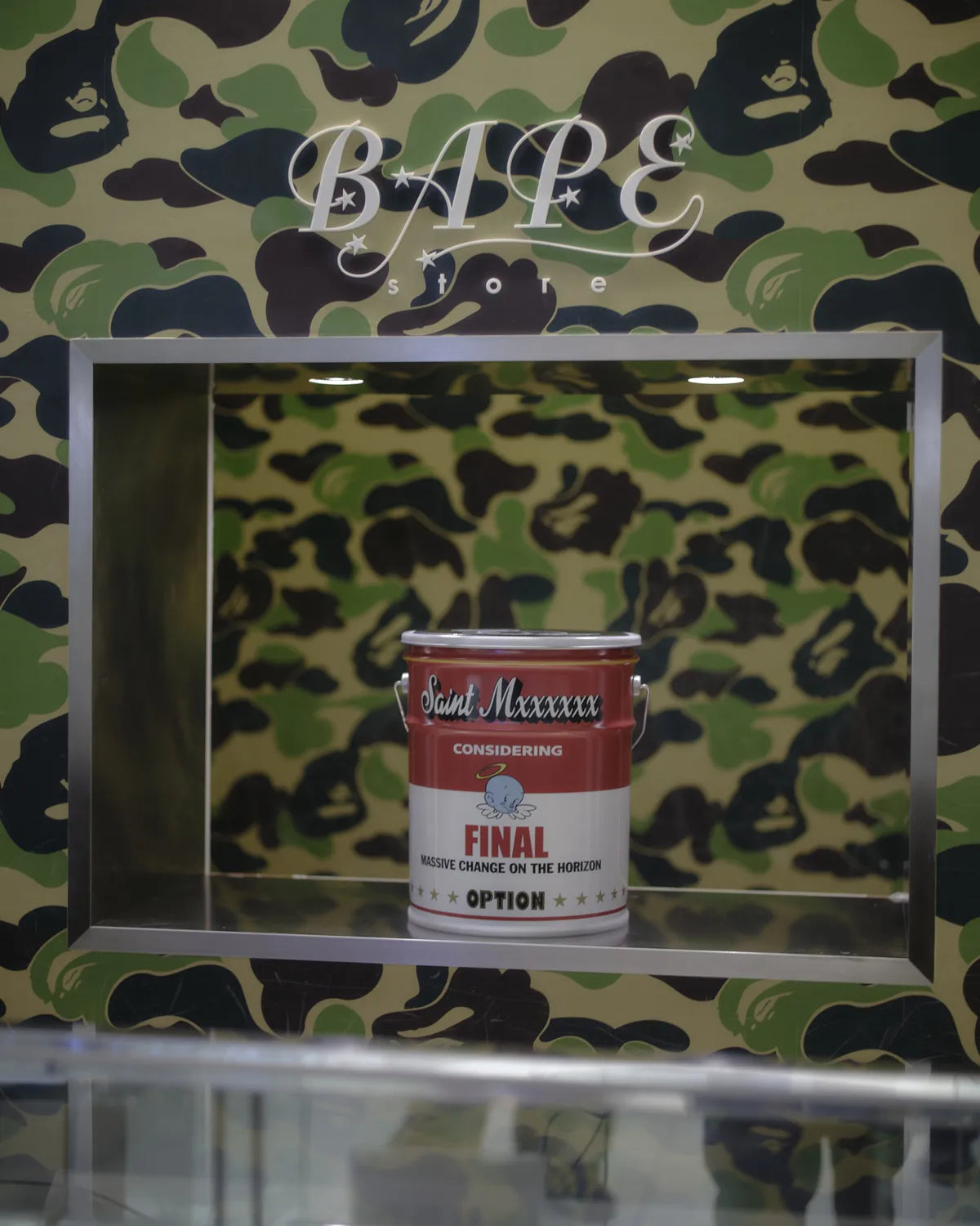 SAINT Mxxxxxx × A BATHING APE / BAPE_CAN STOOL (SM-MK1-0000-C42)
