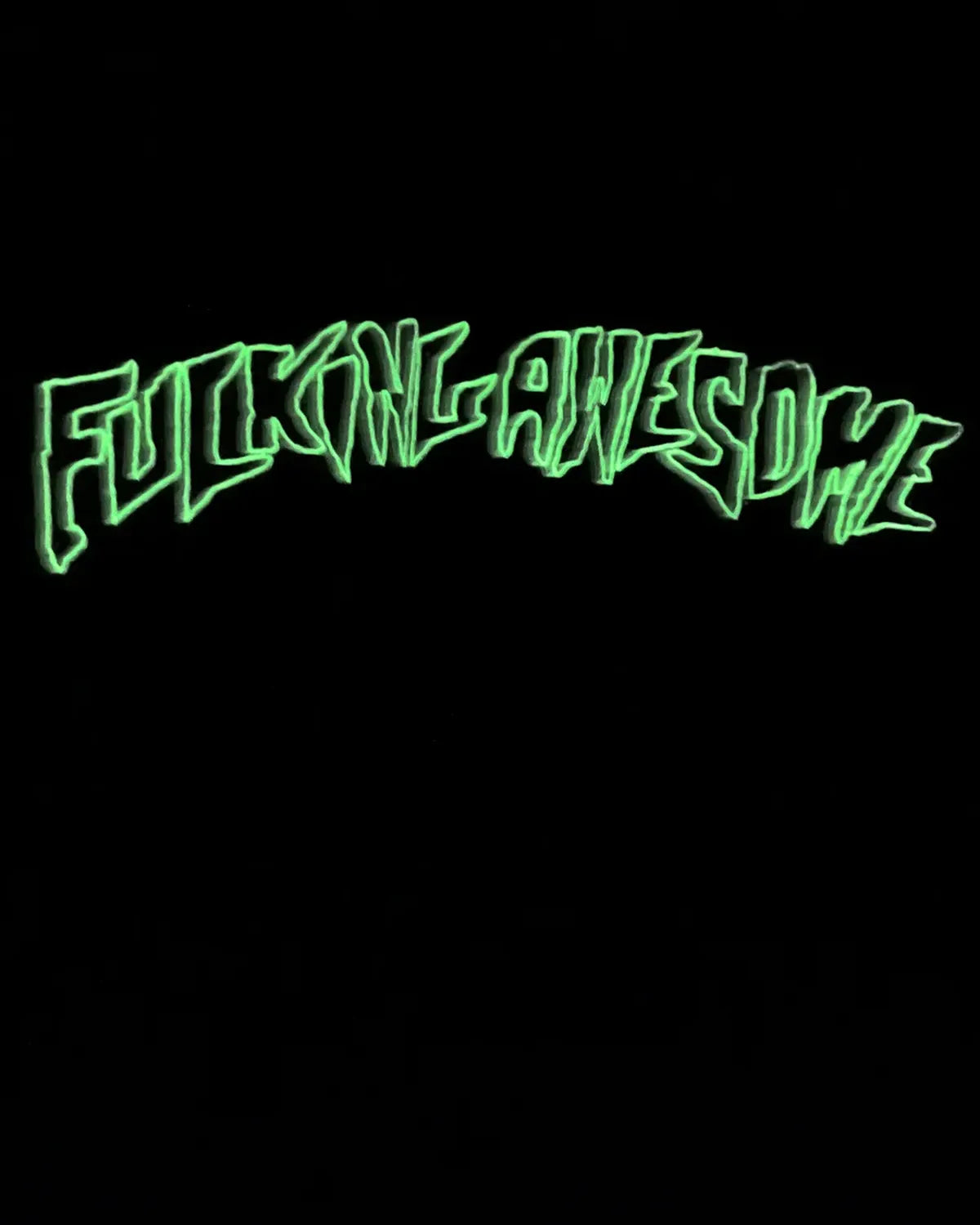 FUCKING AWESOME / Fineline Glow in the Dark Stamp Logo Long Sleeve
