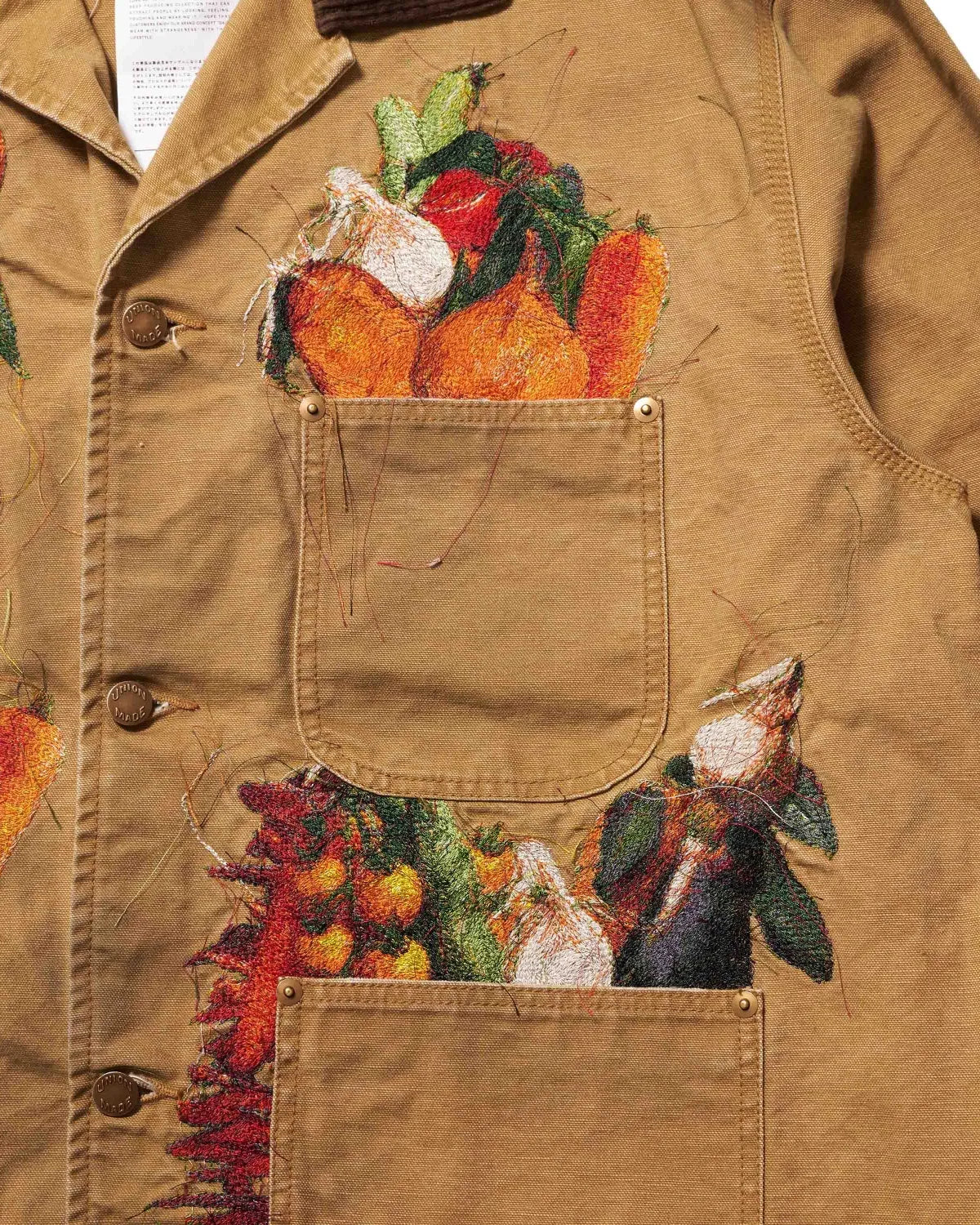 doublet / VEGETABLE EMBROIDERY WORK JACKET (26SS19BL249)