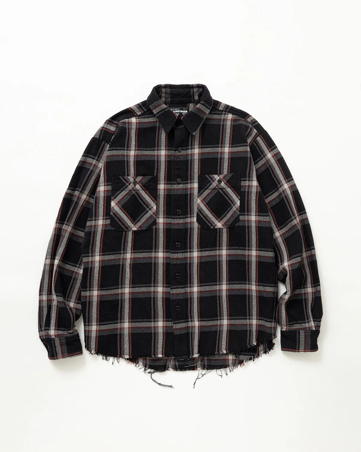 LASTMAN / DAMAGED FLANNEL SHIRTS (252LM-SH02)