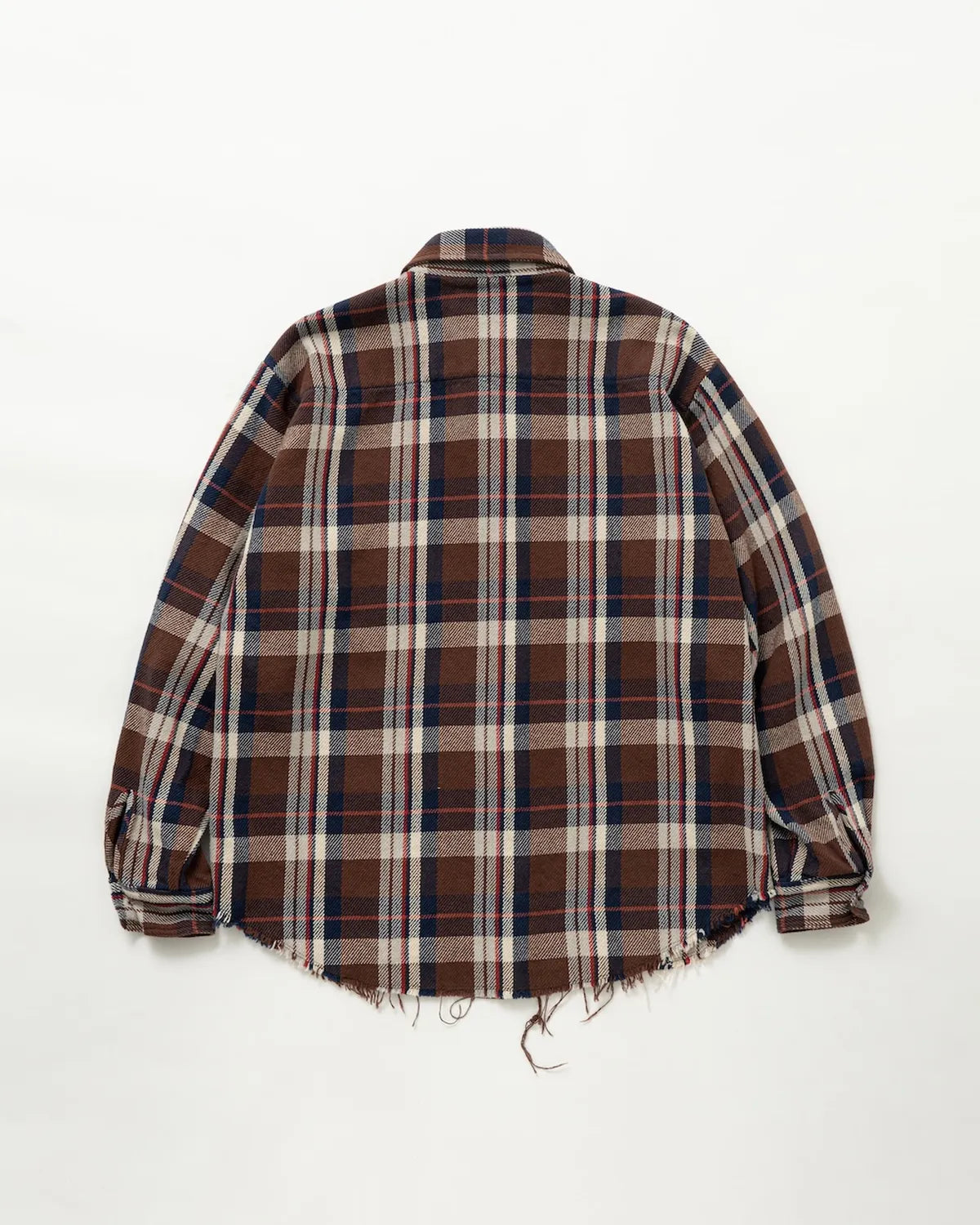 LASTMAN / DAMAGED FLANNEL SHIRTS (252LM-SH02)