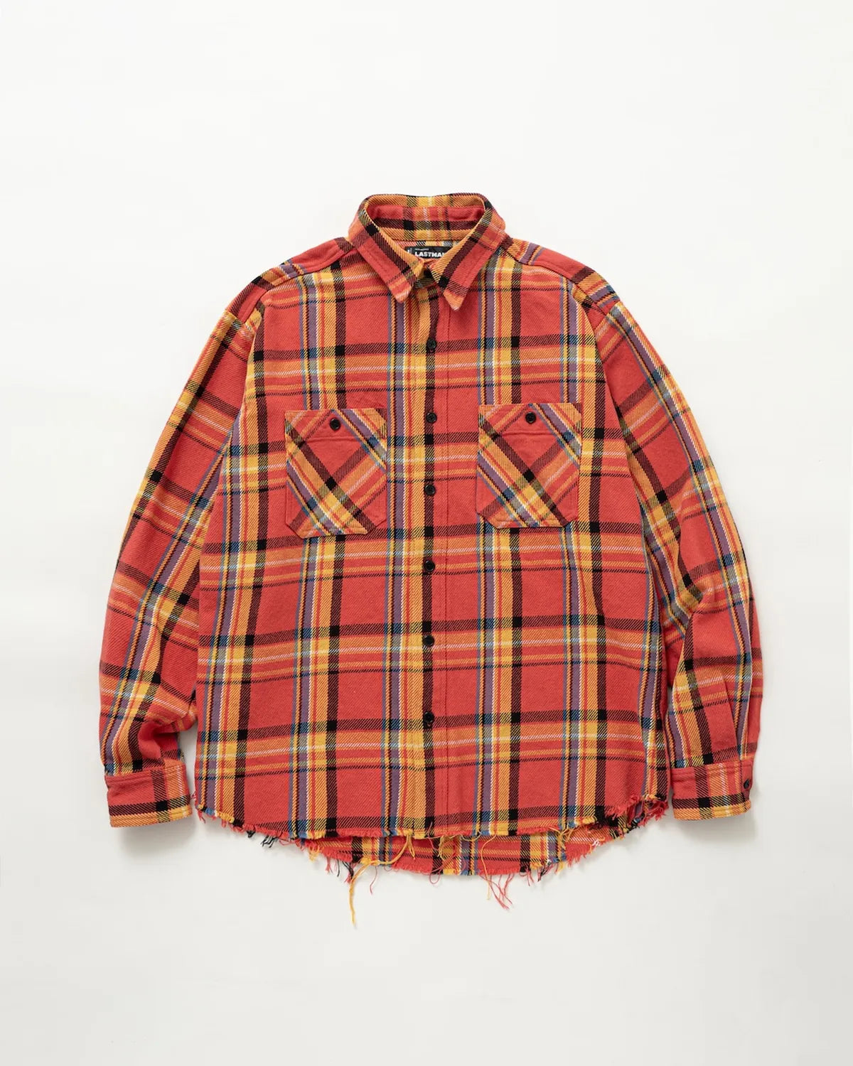 LASTMAN / DAMAGED FLANNEL SHIRTS (252LM-SH02)