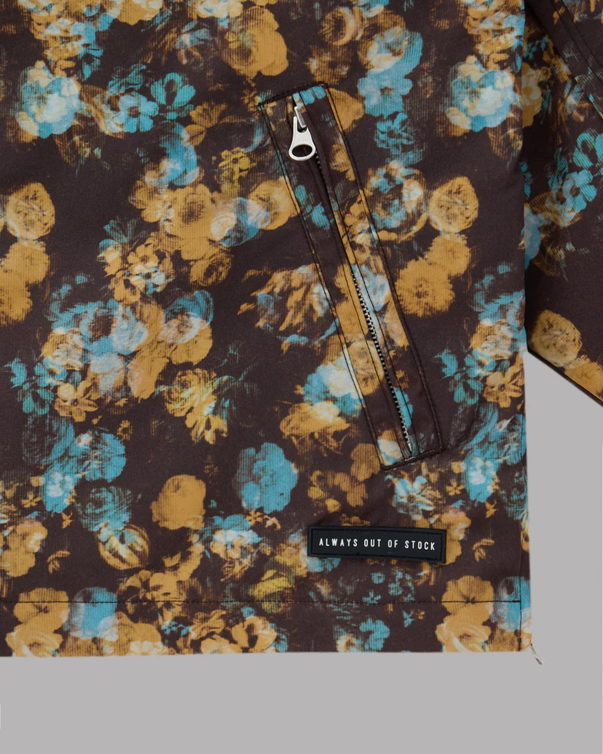 ALWAYS OUT OF STOCK / FLOWER PATTERN LIGHT BLOUSON JACKET (HA-025202101)